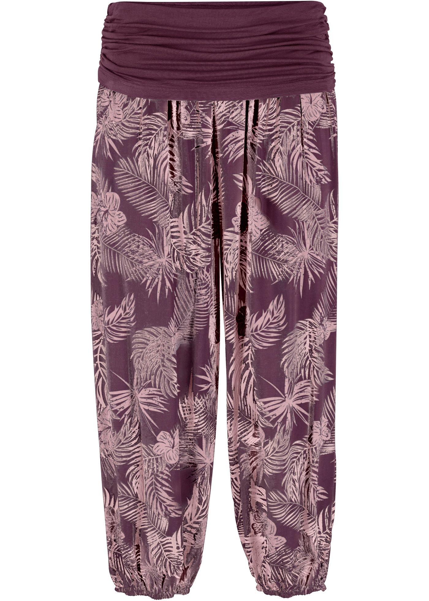 Pantalon 7/8 à empiècement taille confortable, Loose Fit