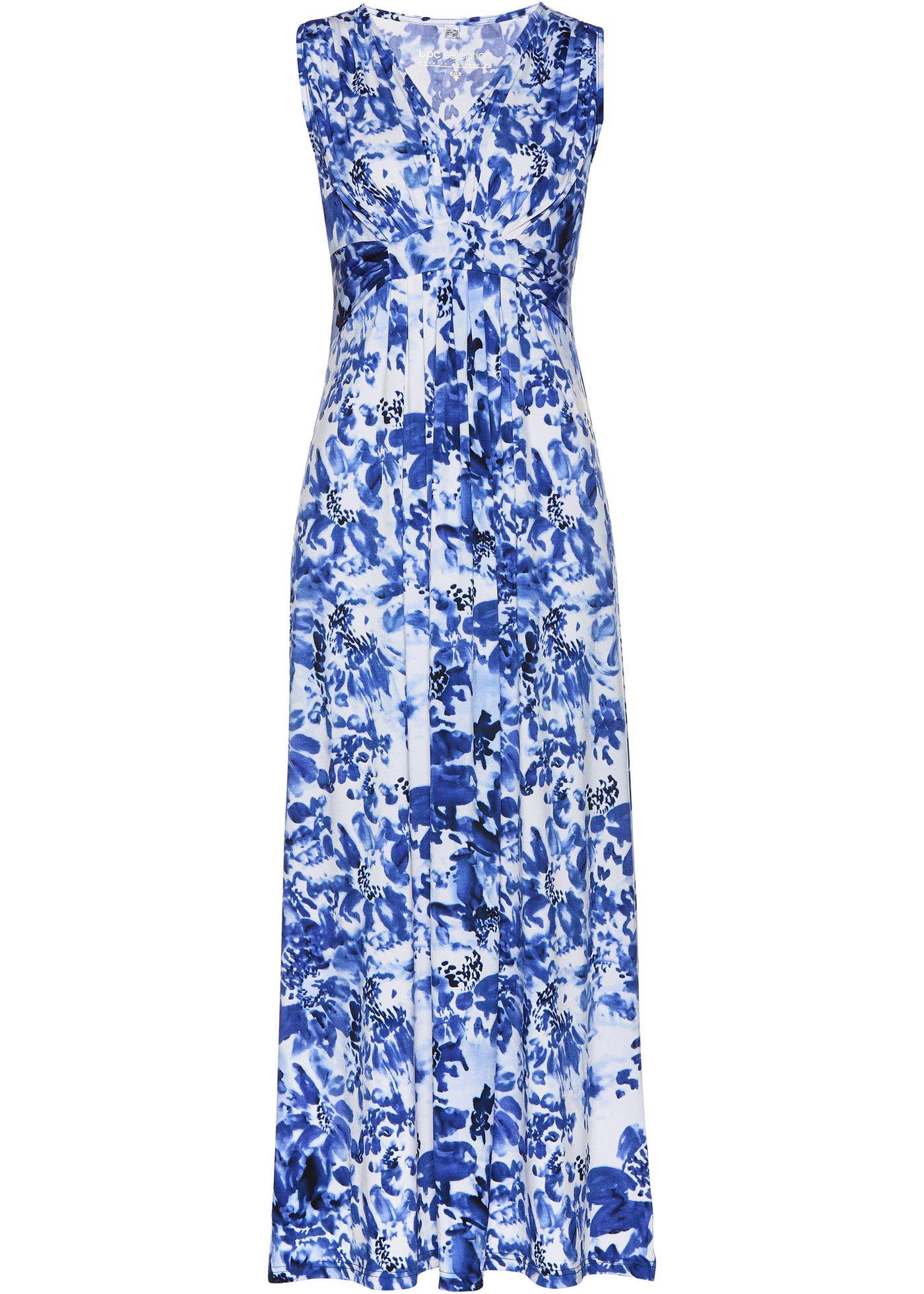 Robe longue en jersey