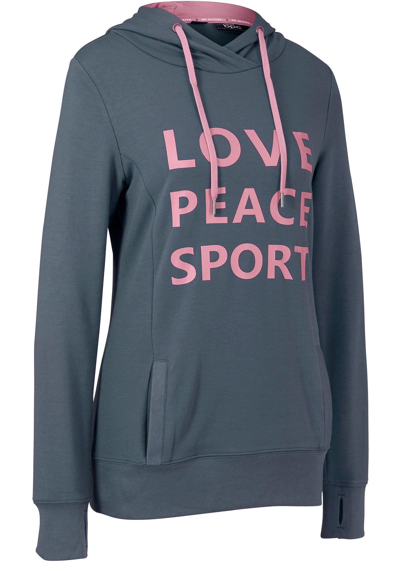 Sweat-shirt léger à capuche et imprimé