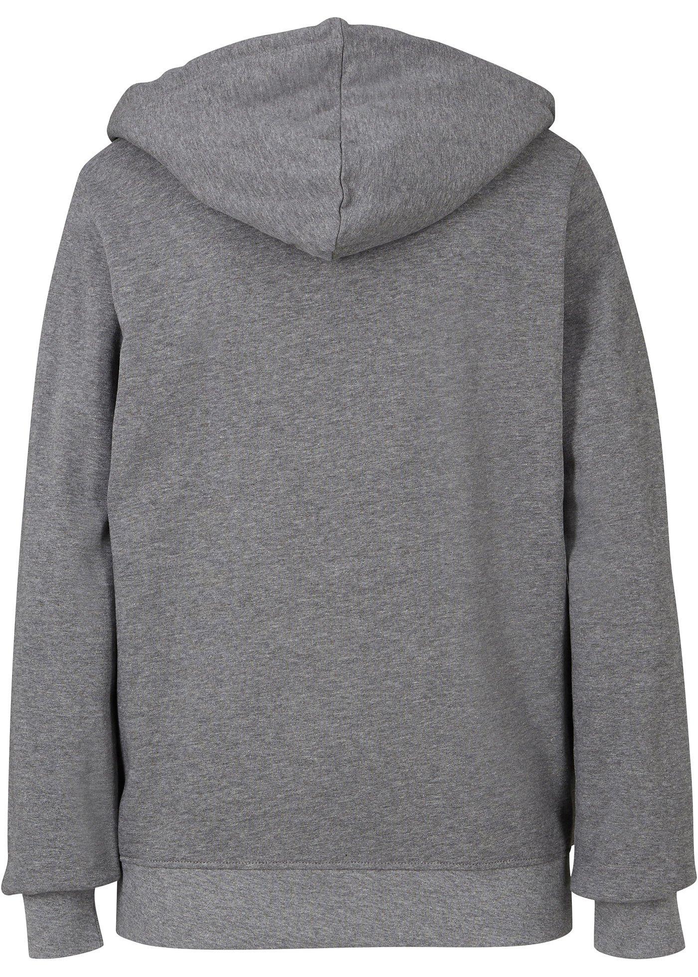 Gilet sweat à capuche avec poches latérales