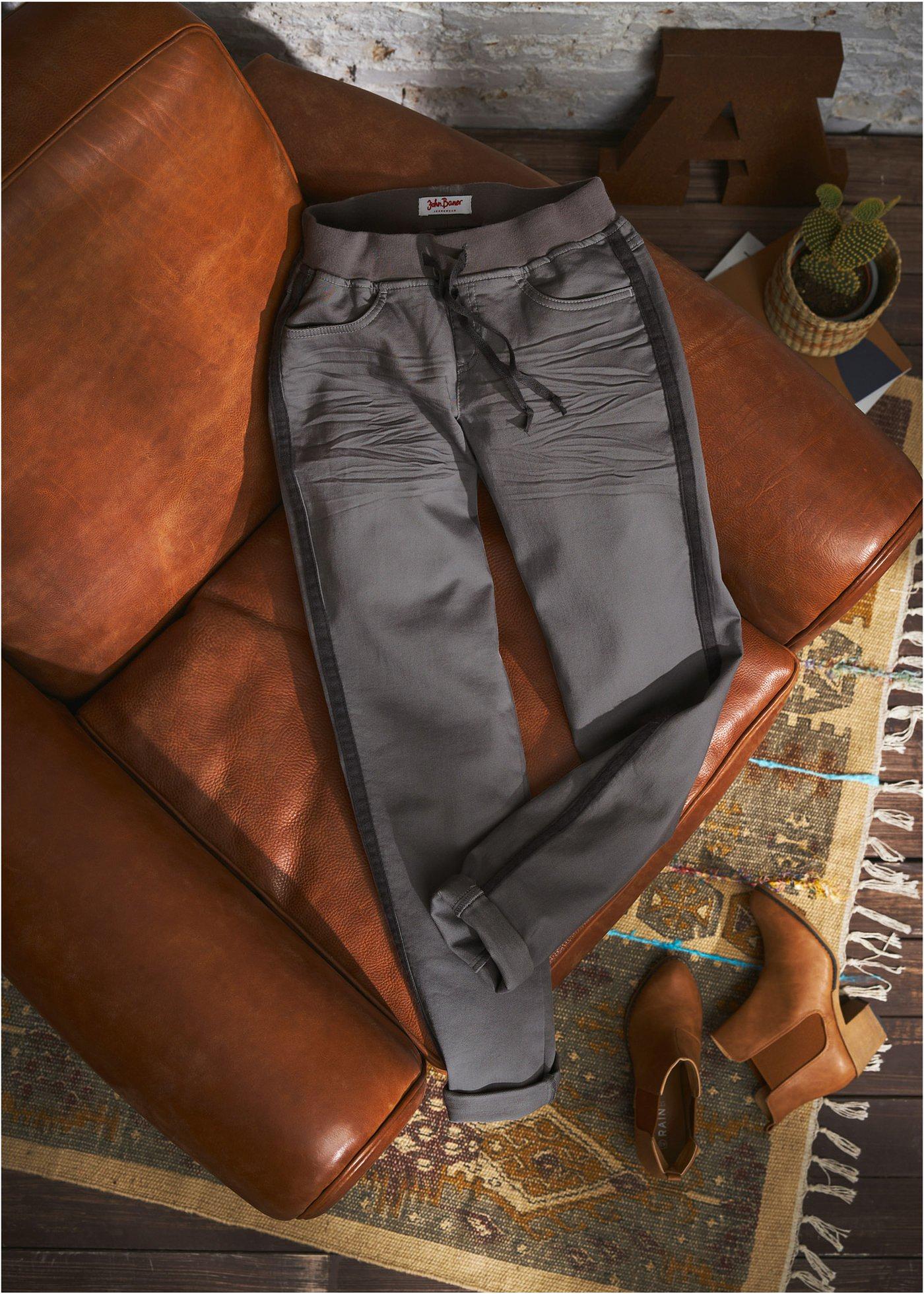 Jean taille extensible en sweat