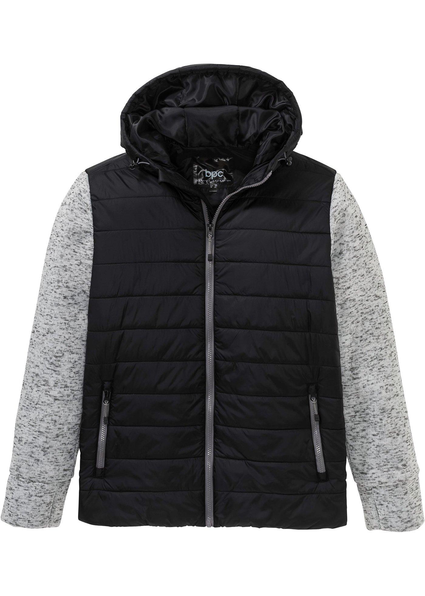 Veste matelassée avec manches en maille