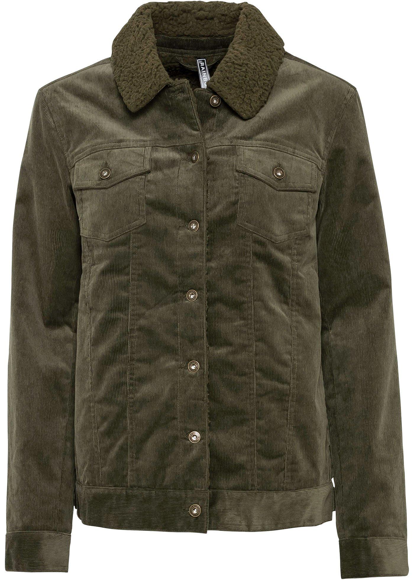 Veste avec fourrure peluche