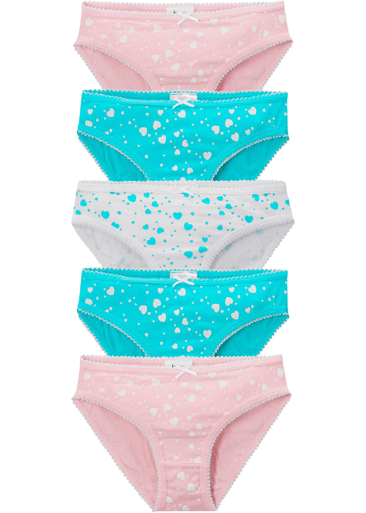 Lot de 5 slips fille