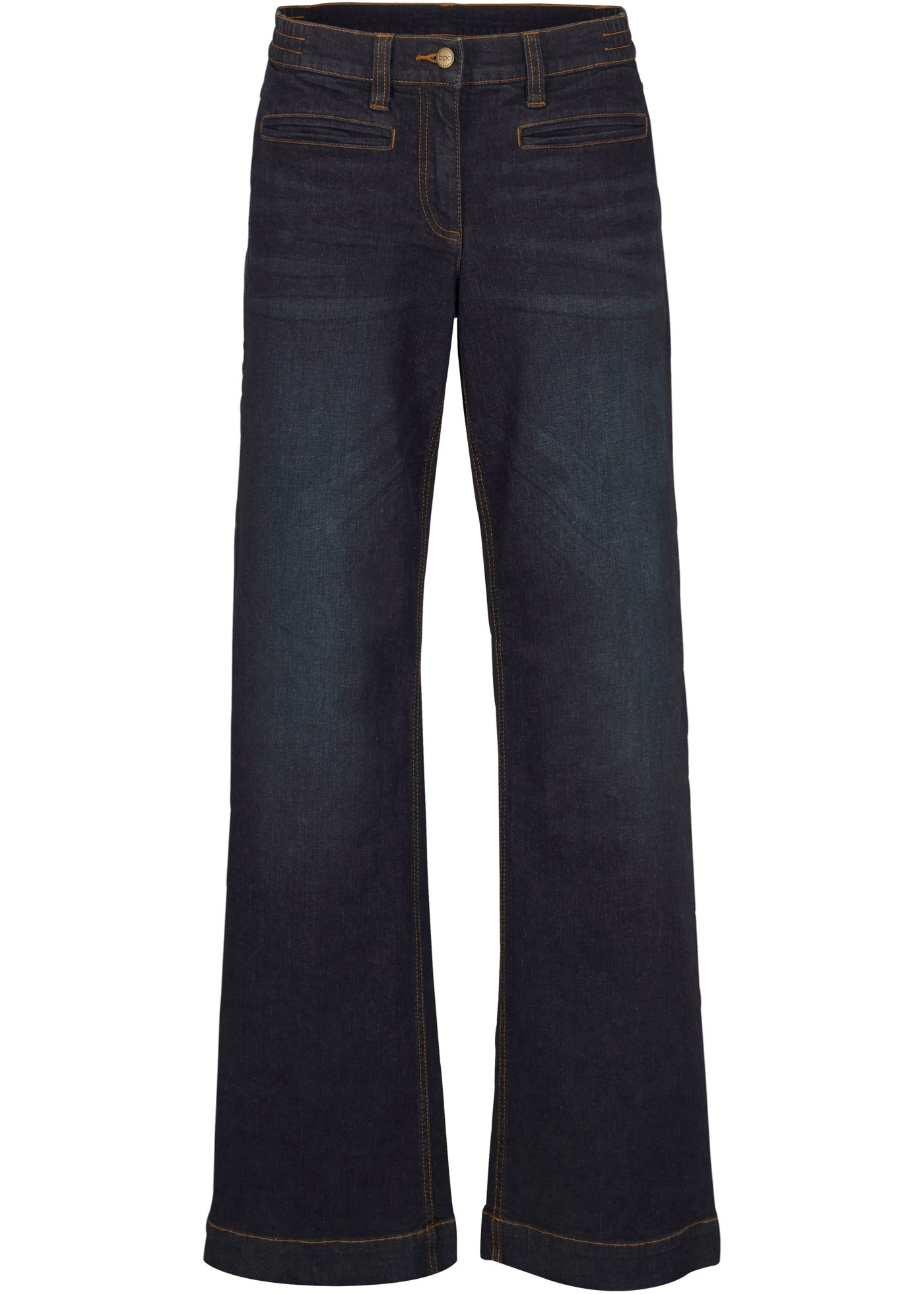 Jean coton avec taille confortable, style Marlène