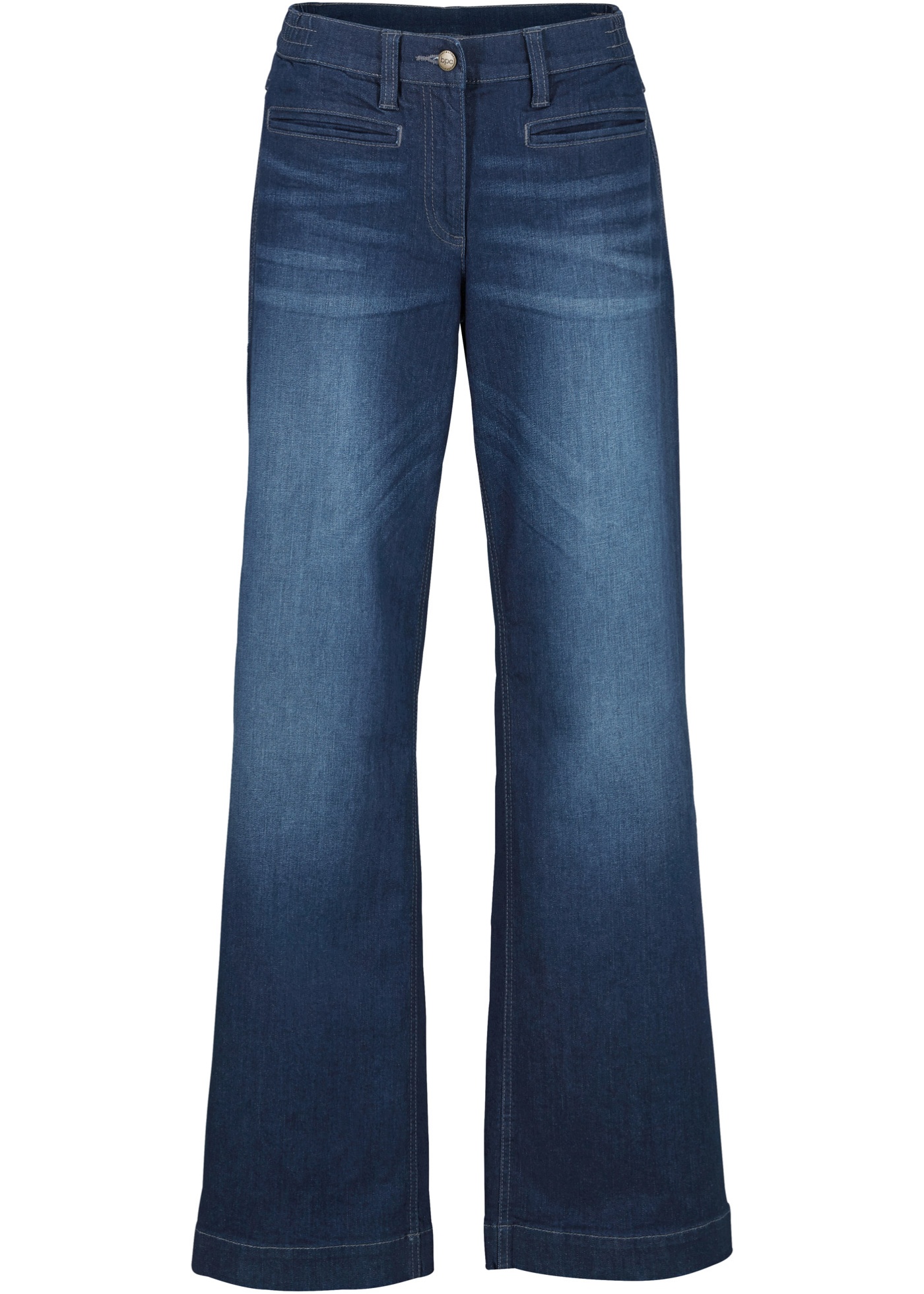 jean coton avec taille confortable, style marlène