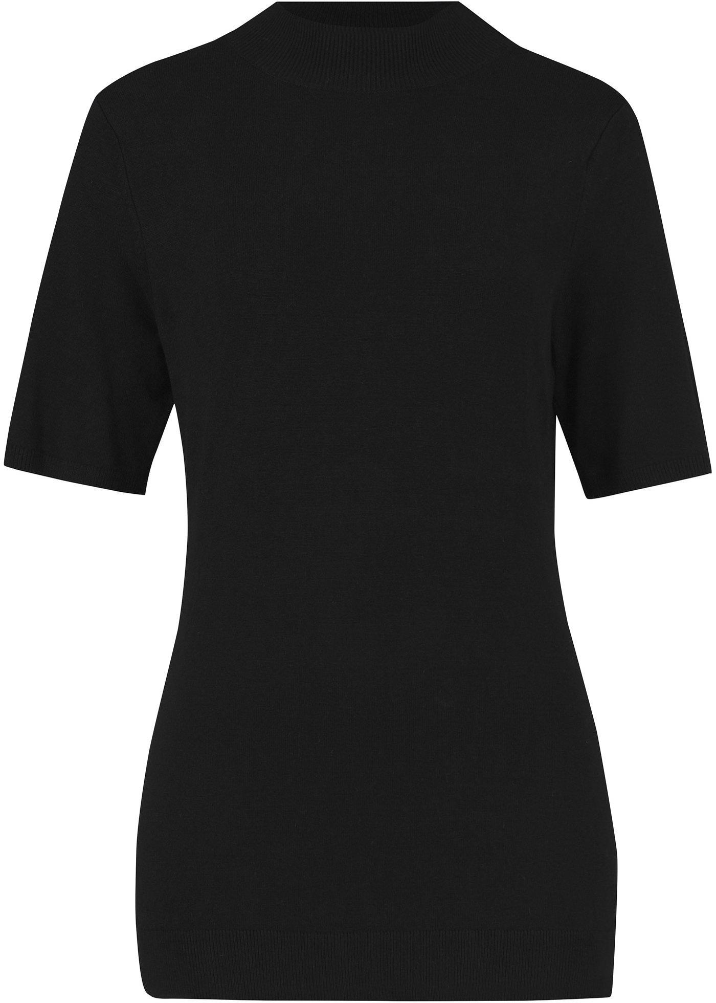 Pull col roulé à manches courtes