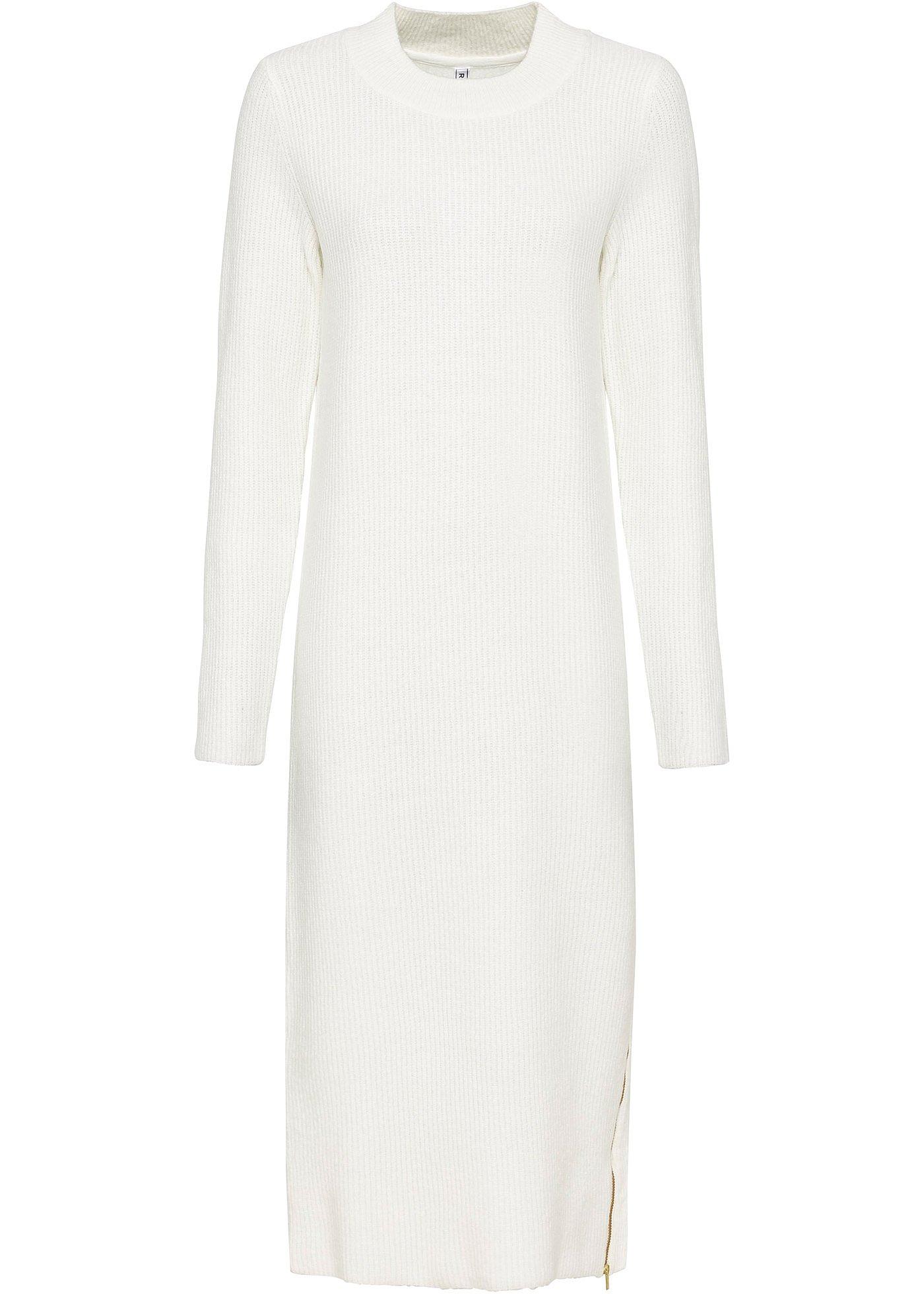 Robe en maille à zip