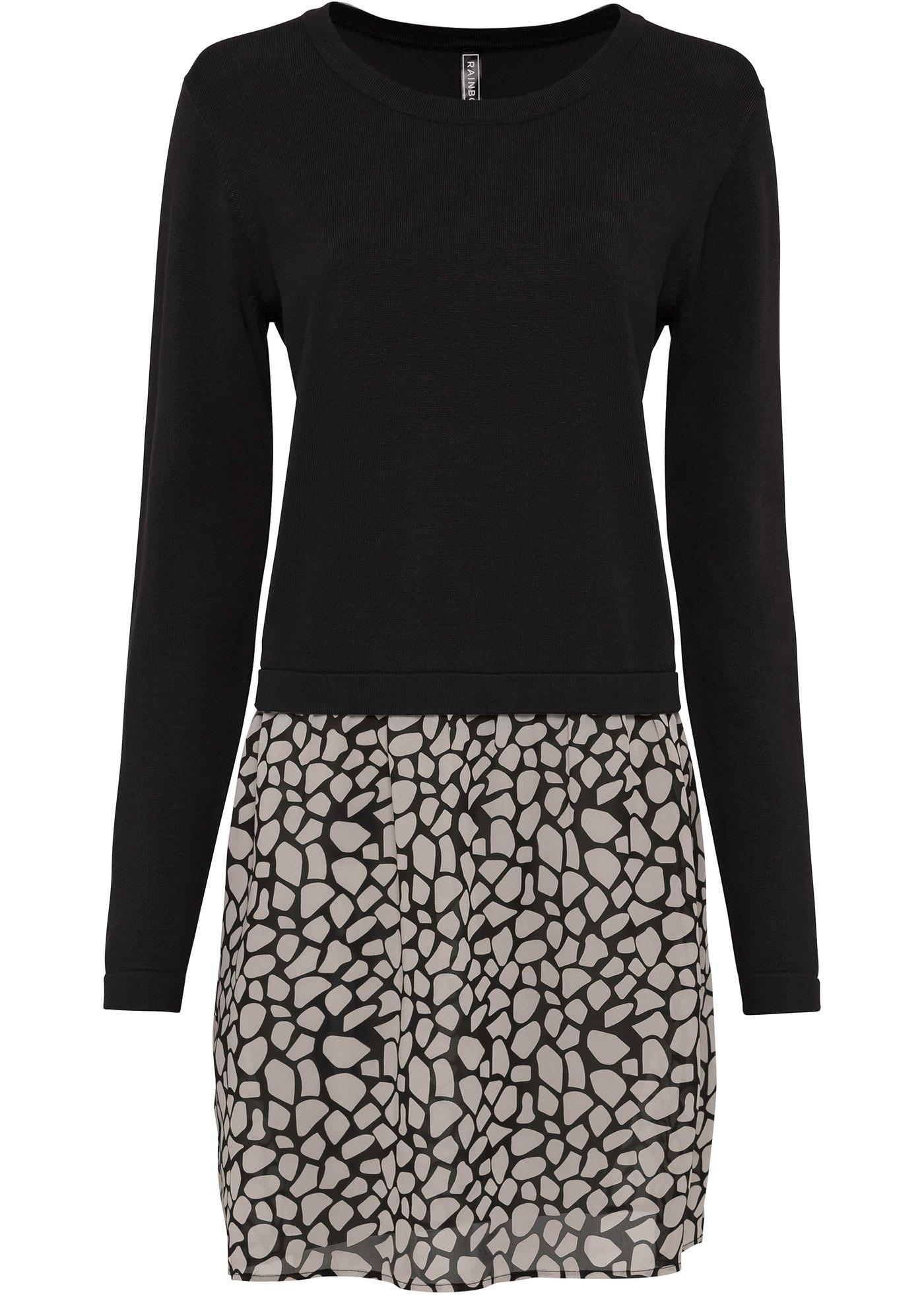 Pull avec empiècement jupe