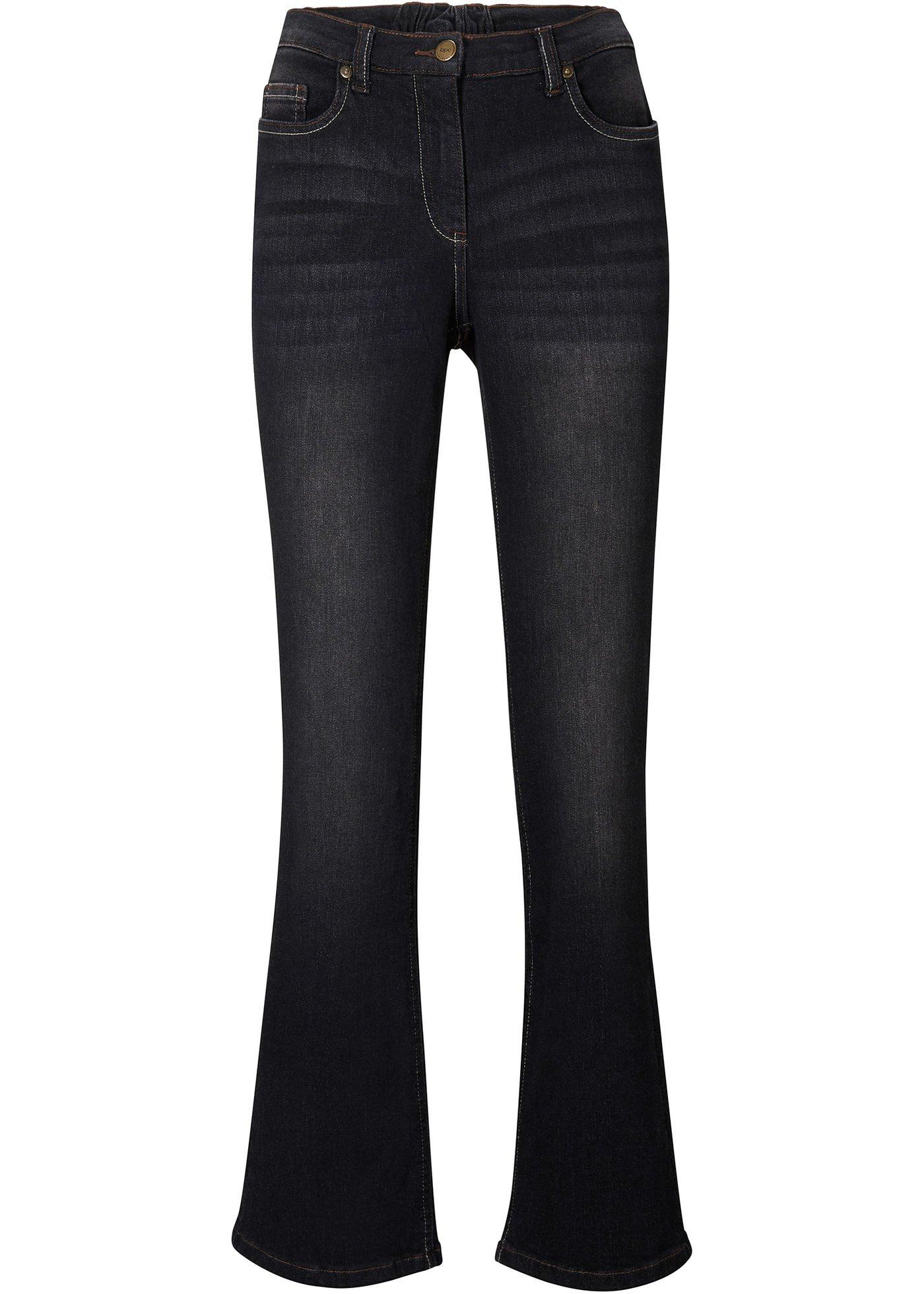 Jean extensible avec taille confortable, Bootcut