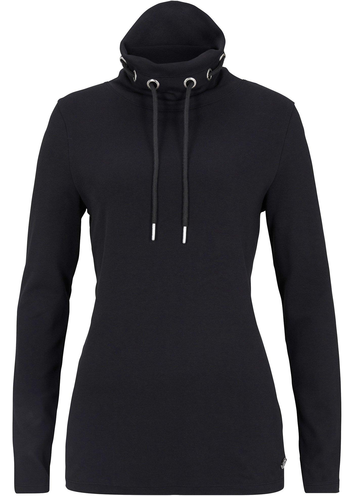 T-shirt manches longues à grand col