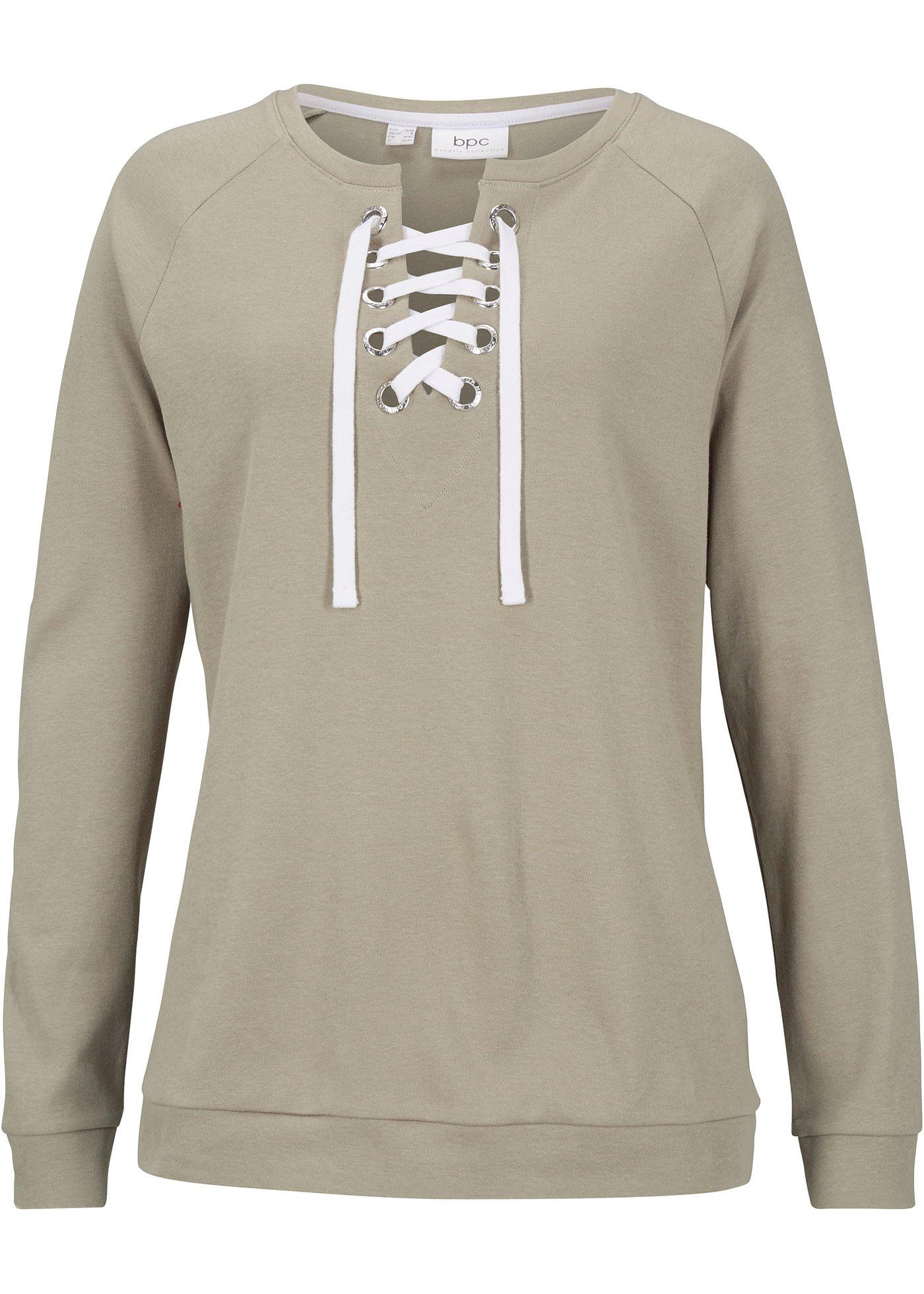 T-shirt manches longues avec lacet à nouer