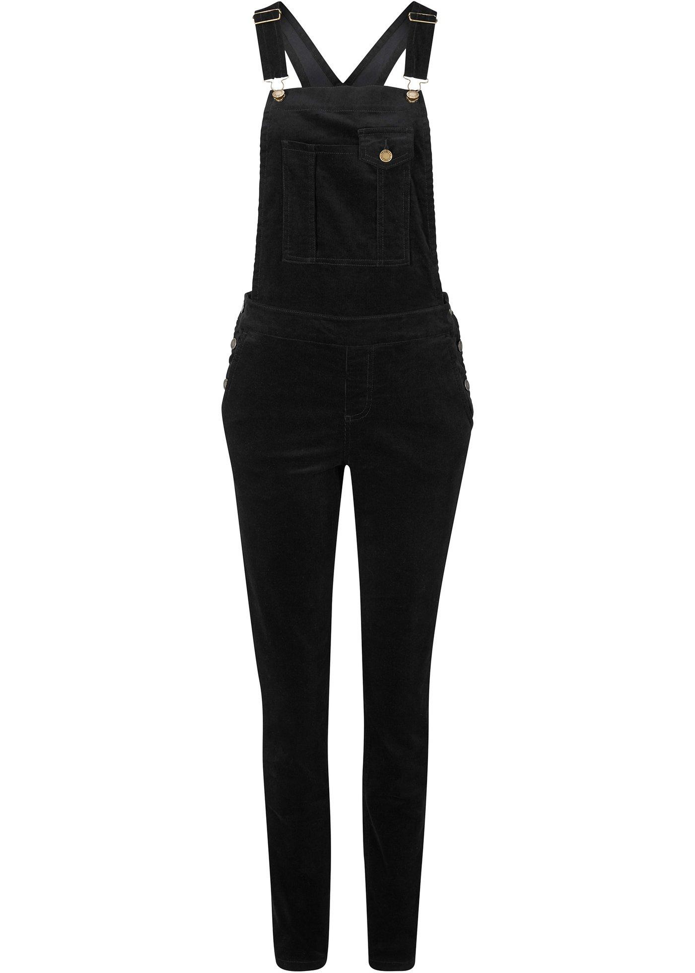 Salopette en velours côtelé extensible