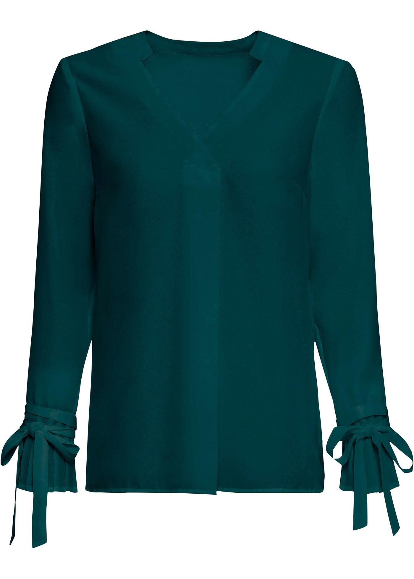 Blouse ample à détail plissé