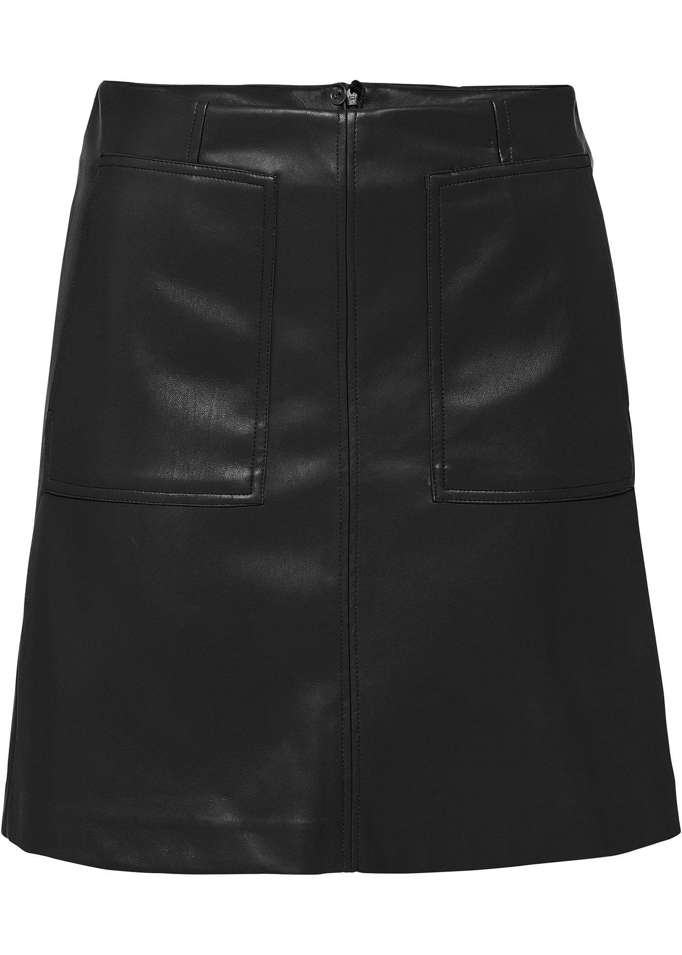 Jupe synthétique imitation cuir