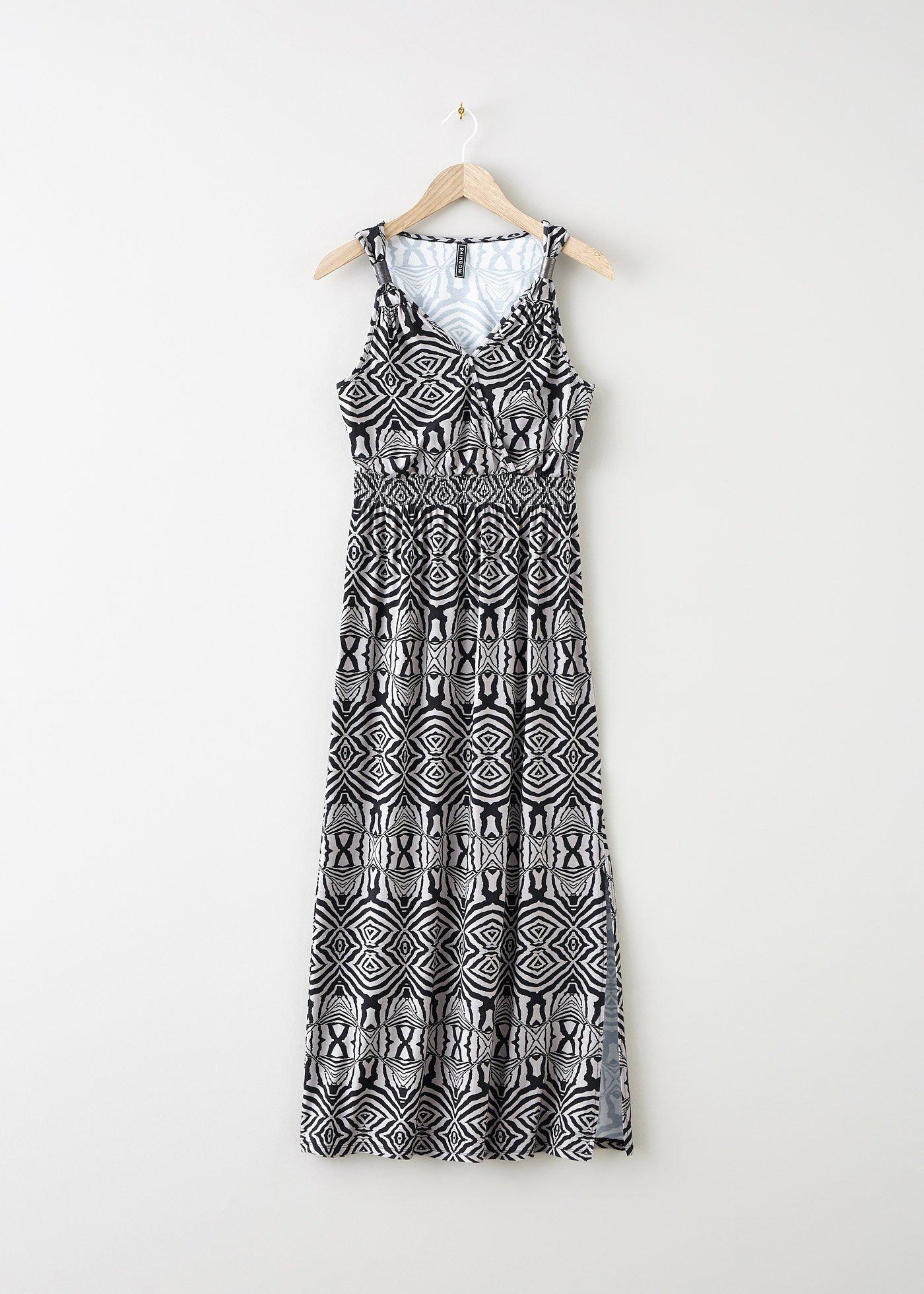 Robe longue imprimée