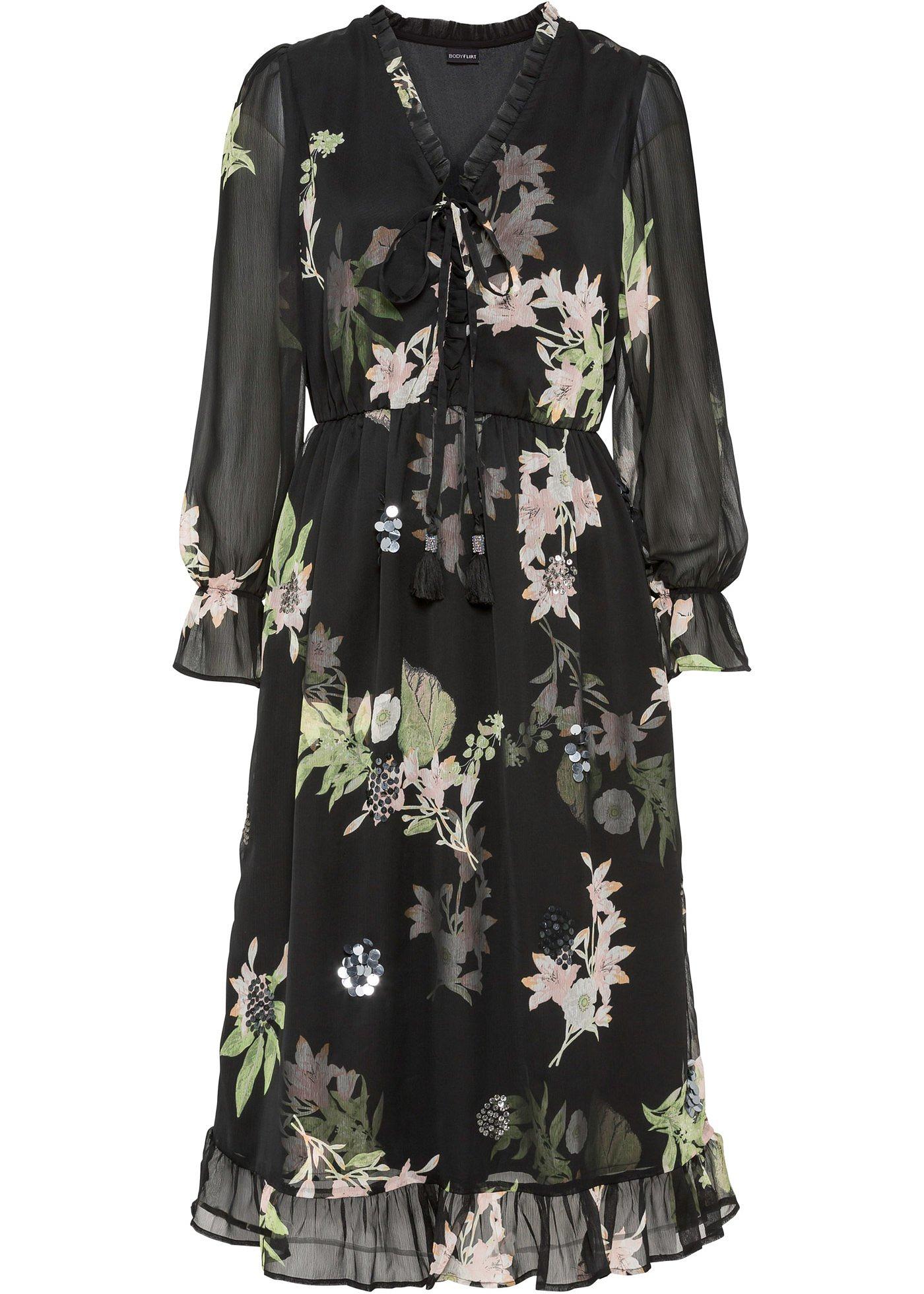 Robe midi à paillettes