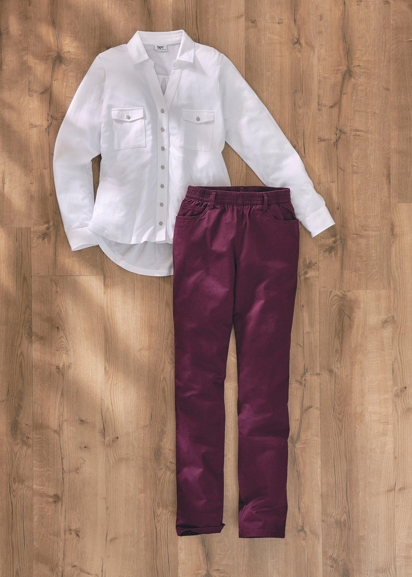 T-shirt blouse court-long à manches extra larges