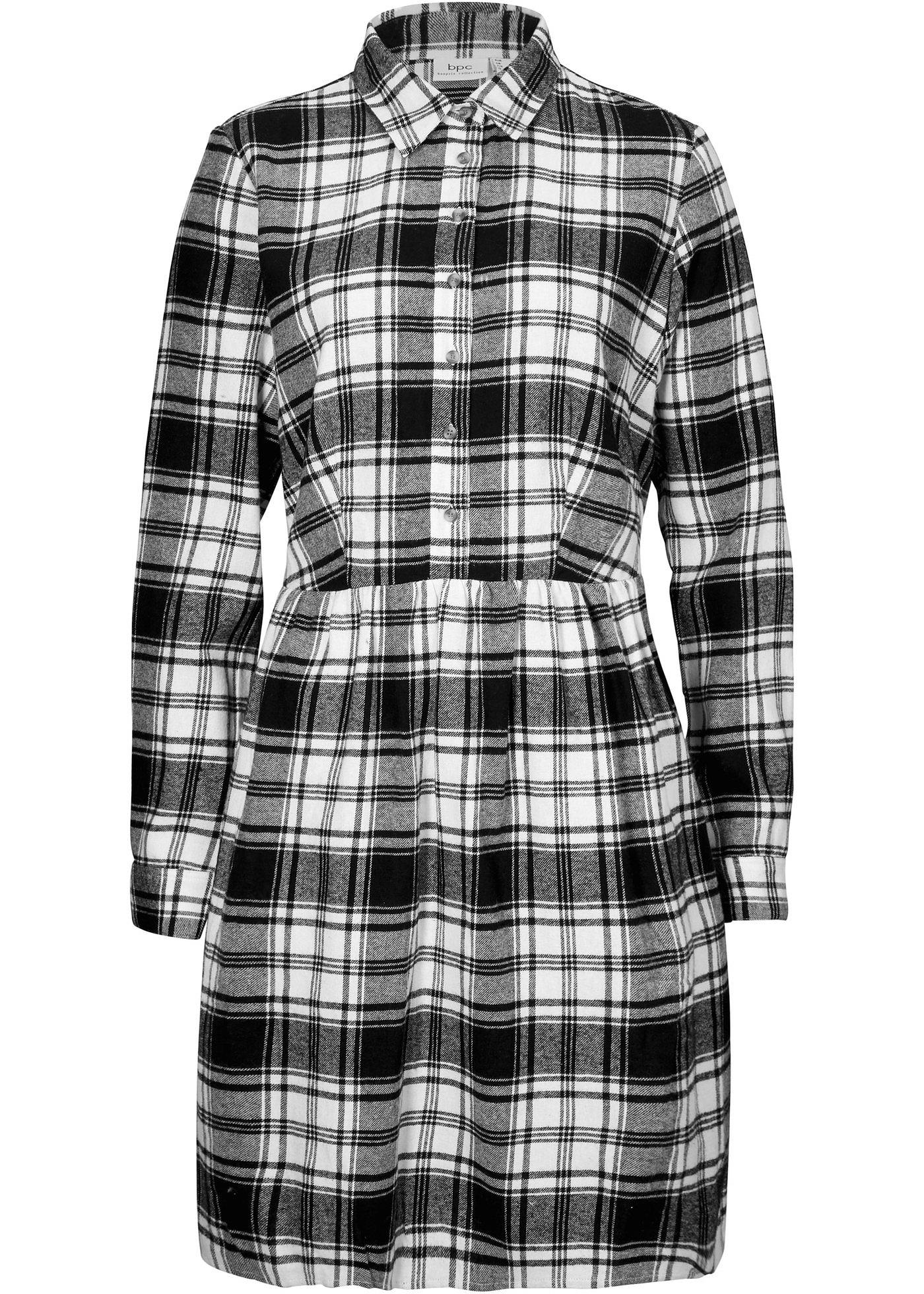 Robe en flanelle à carreaux