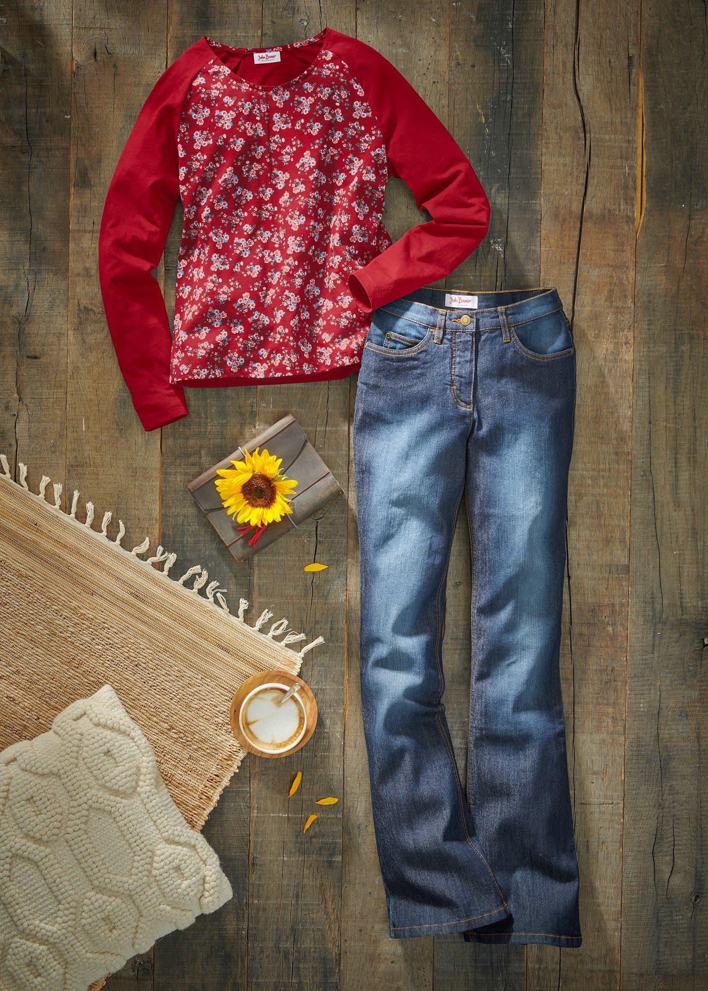 T-shirt manches longues, imprimé devant