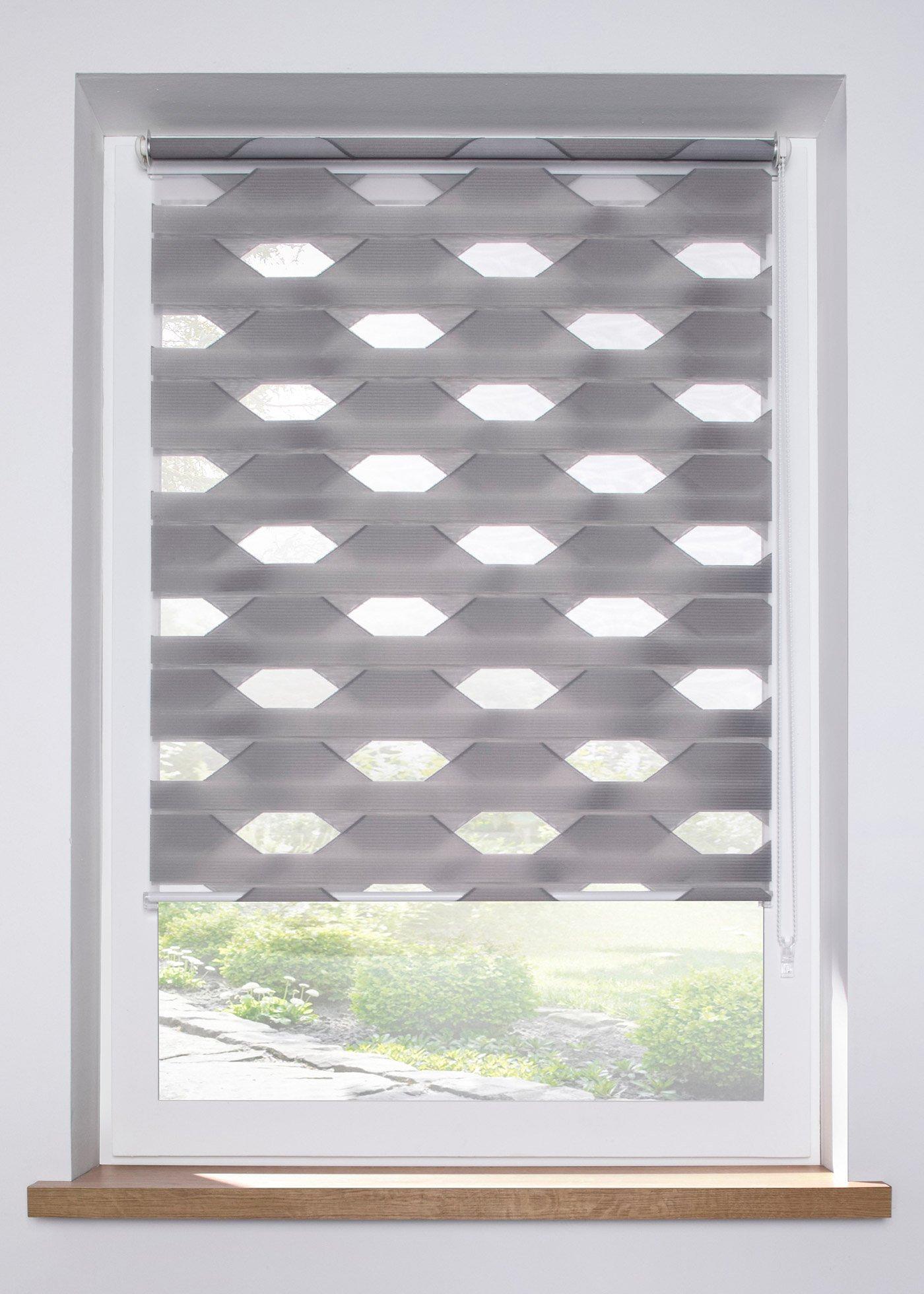 Store enrouleur double en dévoré