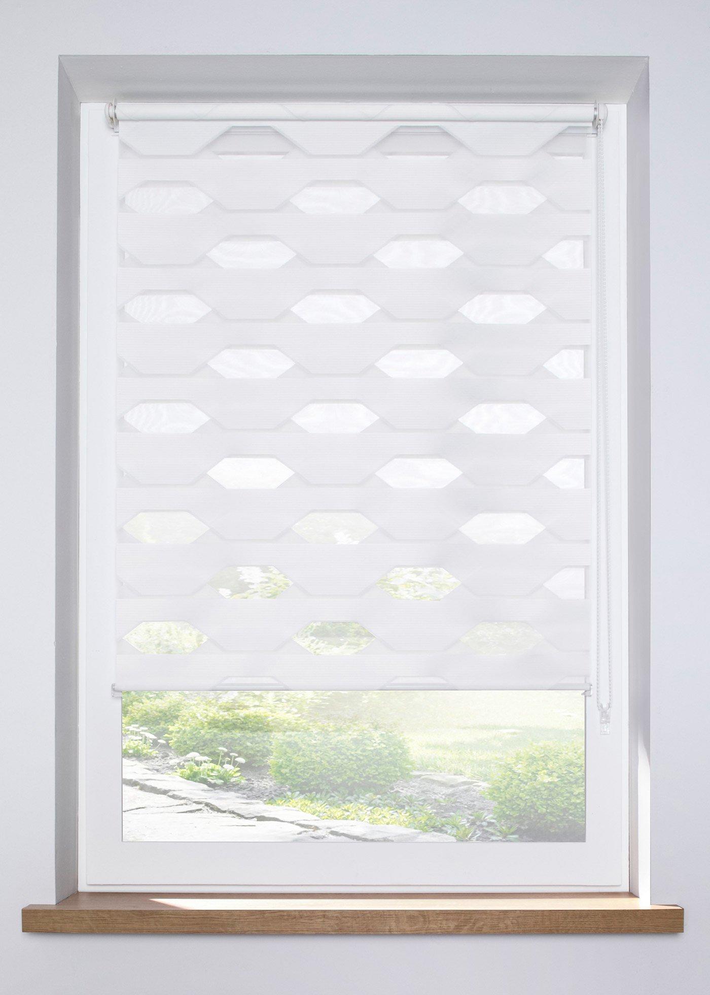 Store enrouleur double en dévoré