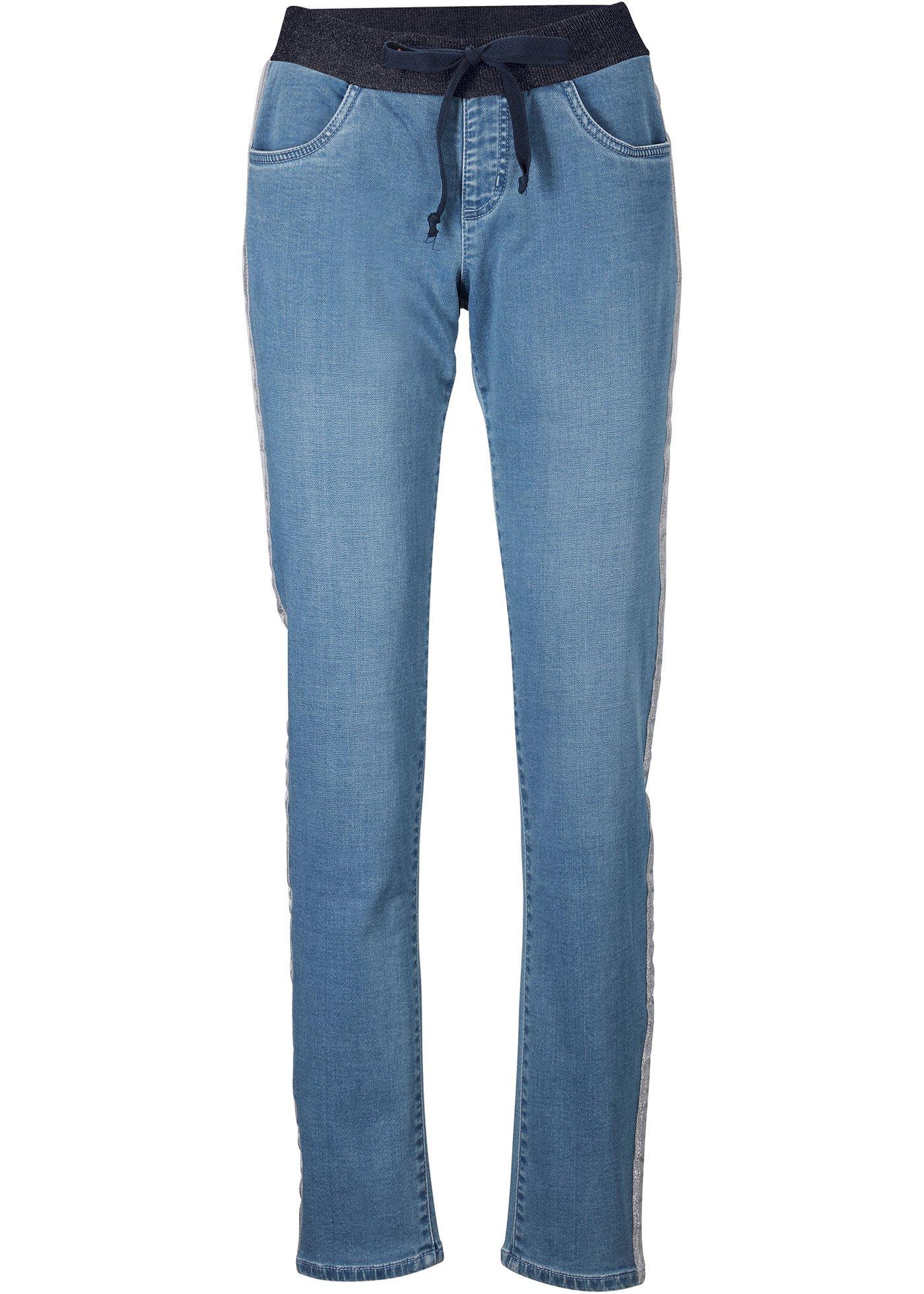 Jean taille extensible en sweat