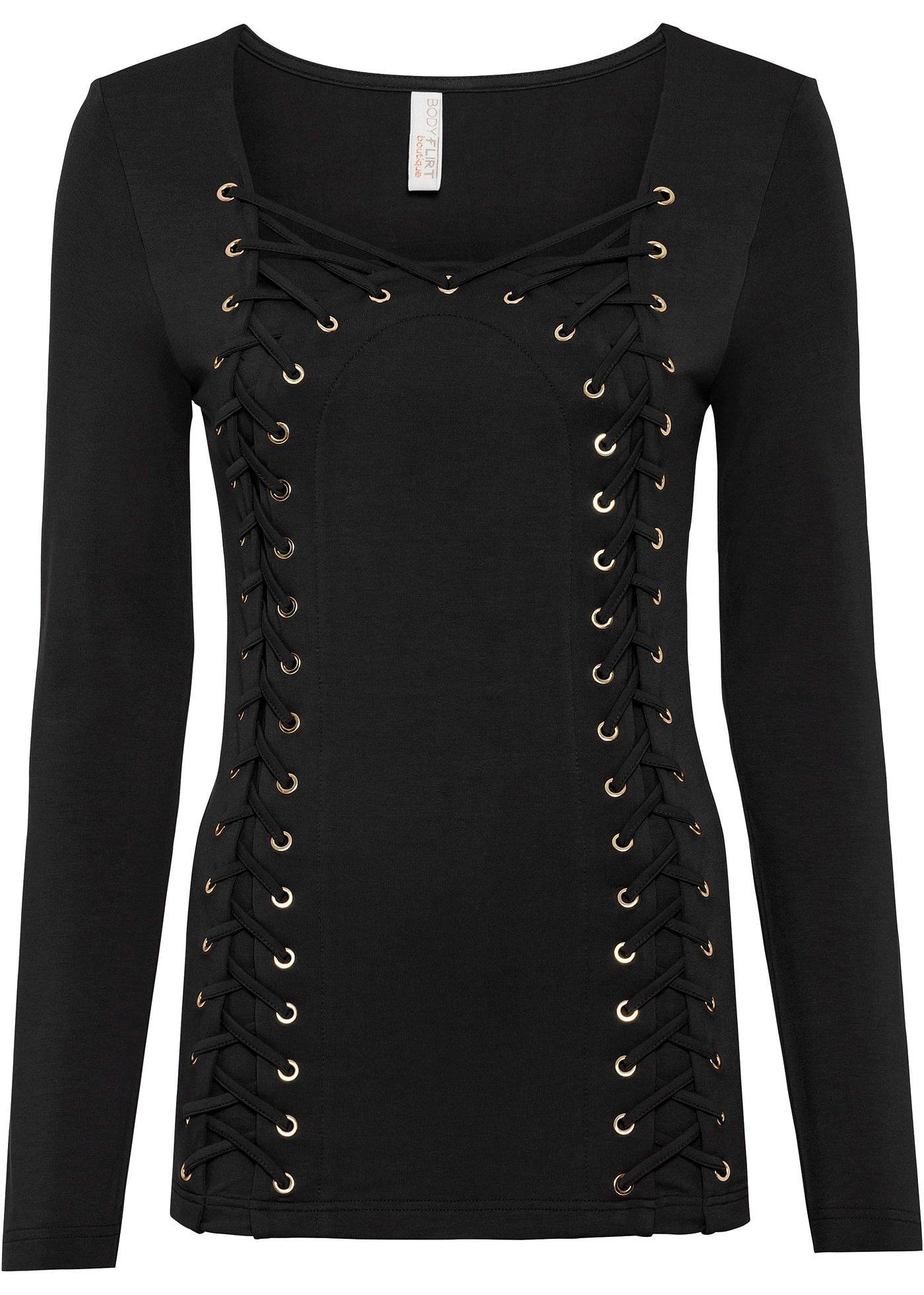 T-shirt avec laçages