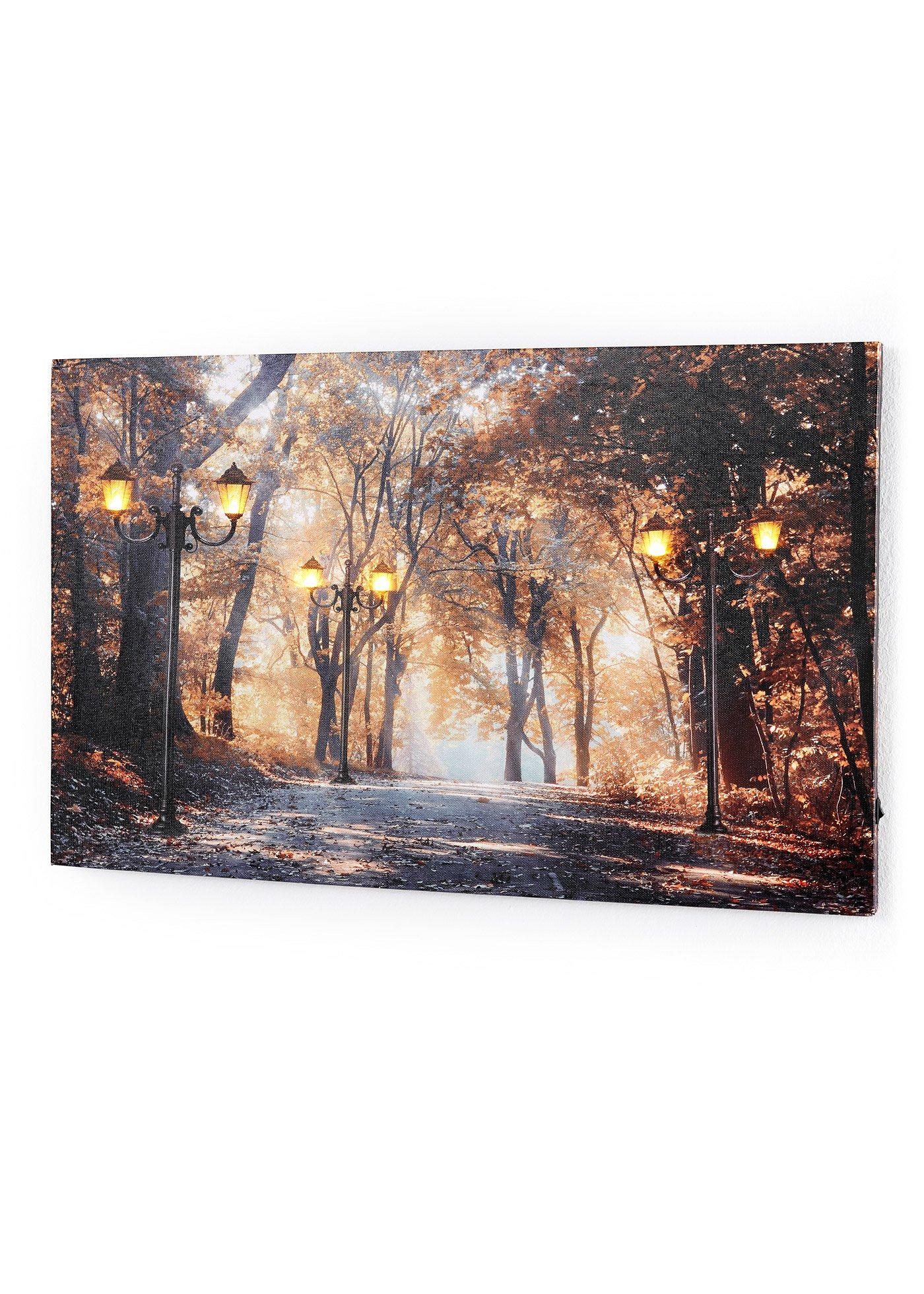 Tableau LED motif allée