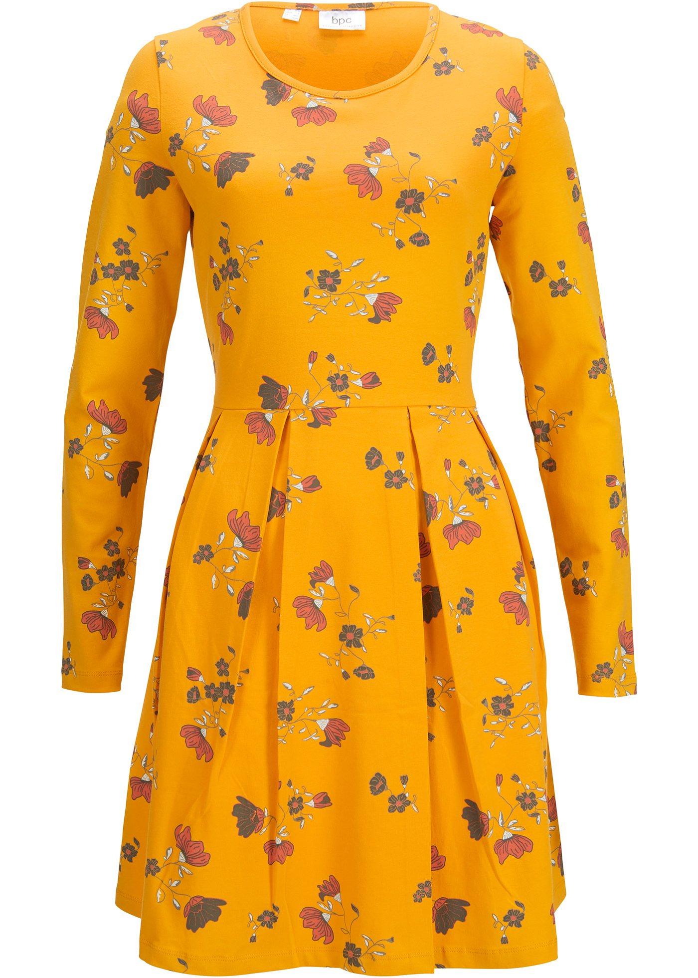 Robe en jersey à fleurs