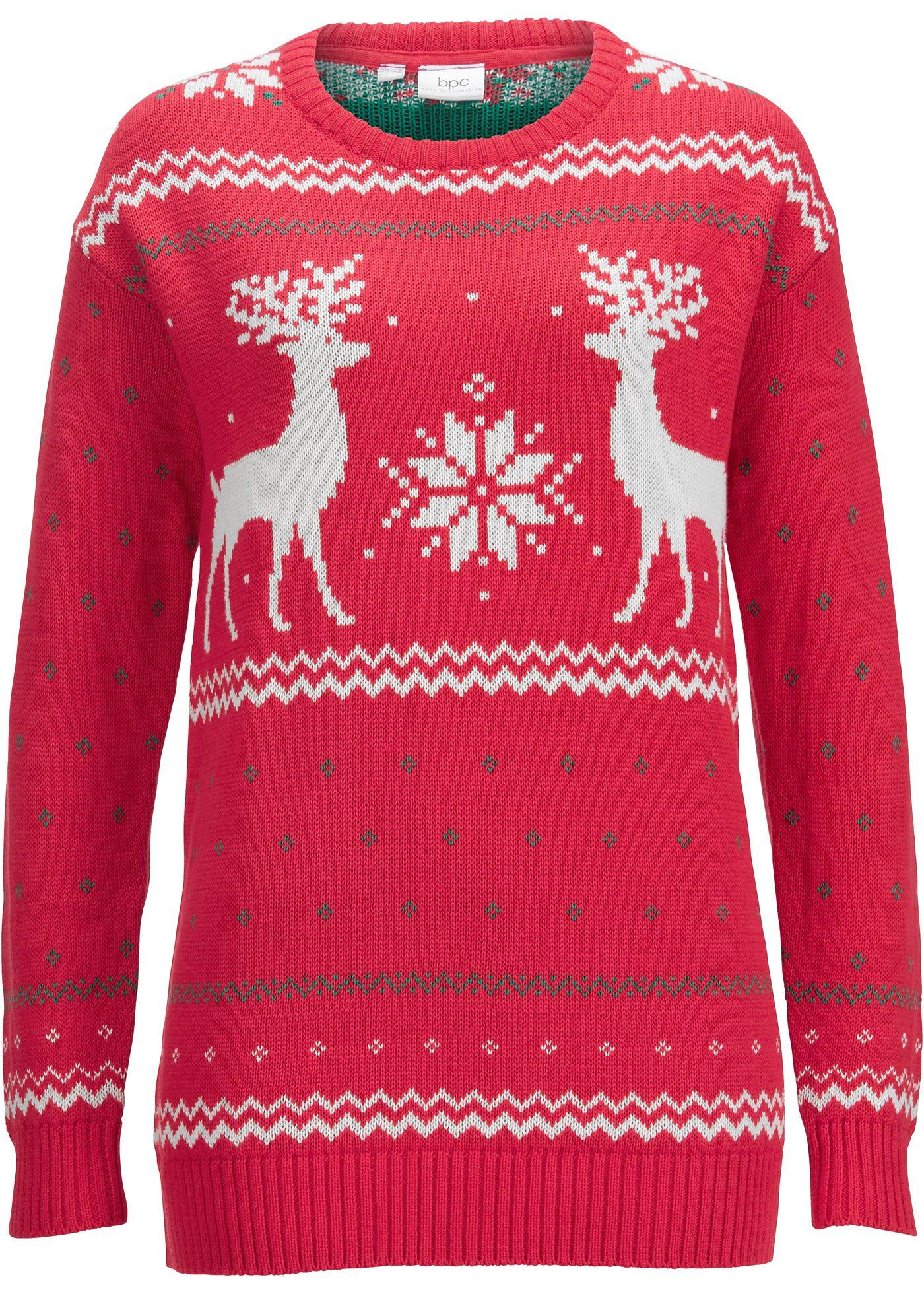 Pull à motif hivernal