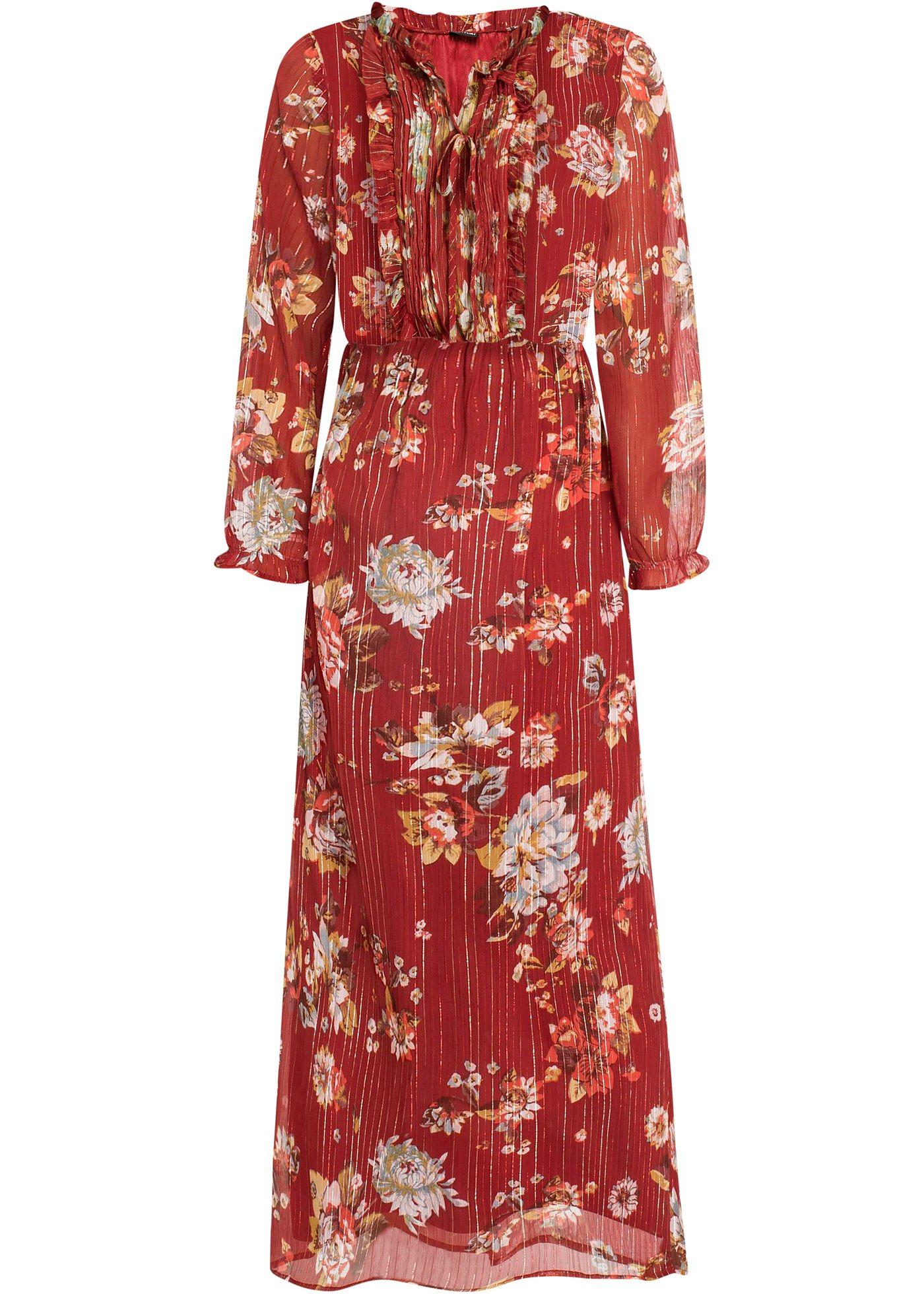 Robe longue imprimée