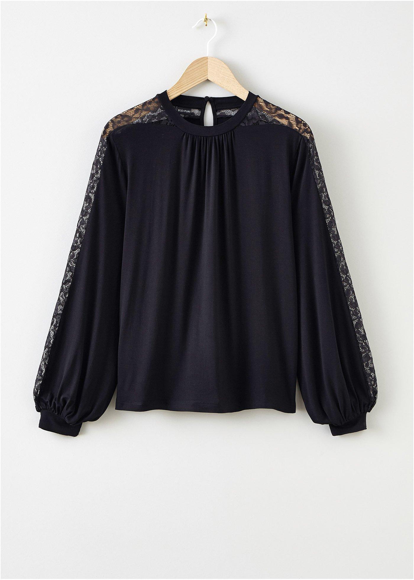 T-shirt avec dentelle