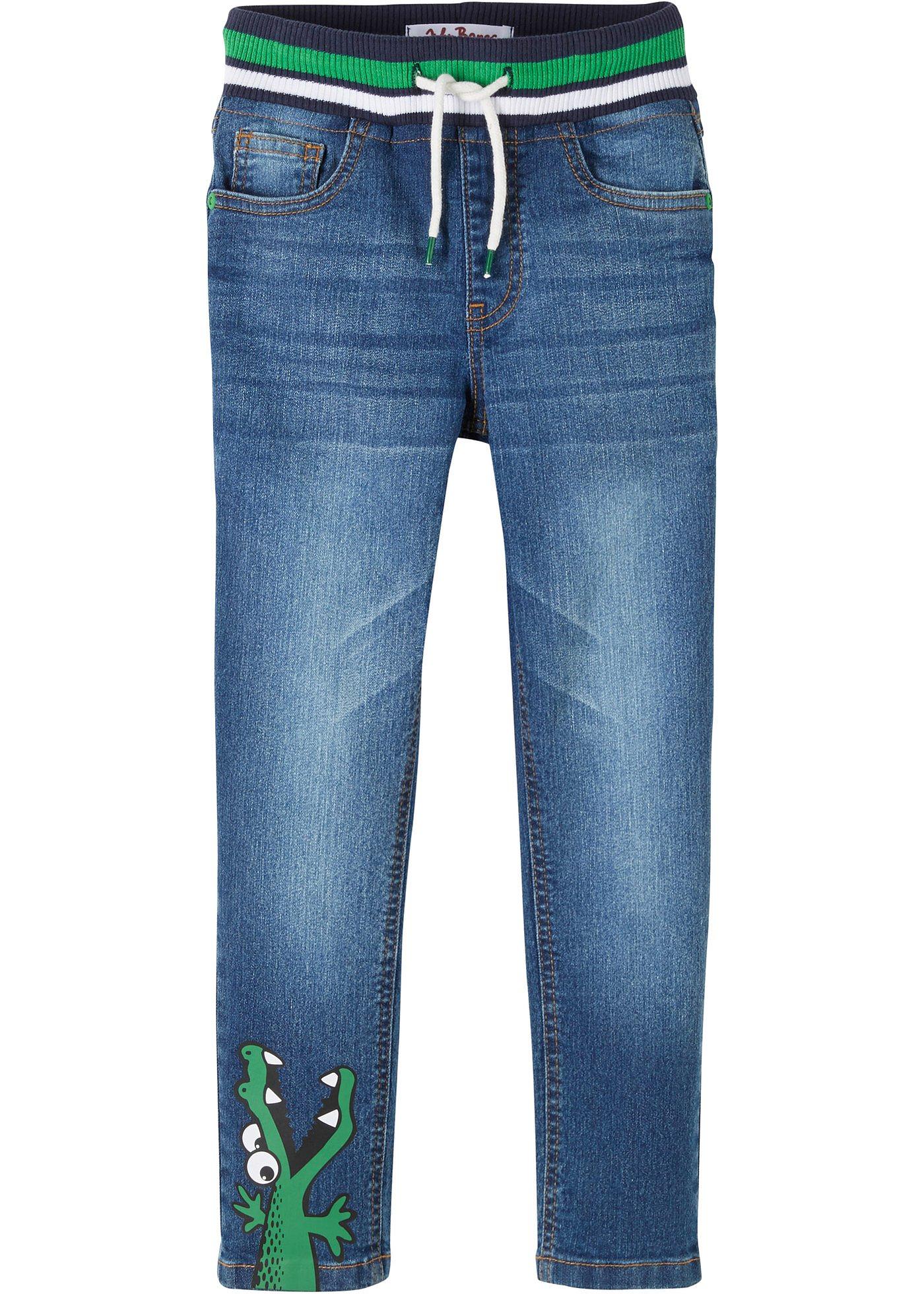 Jean garçon à motif crocodile, Regular Fit