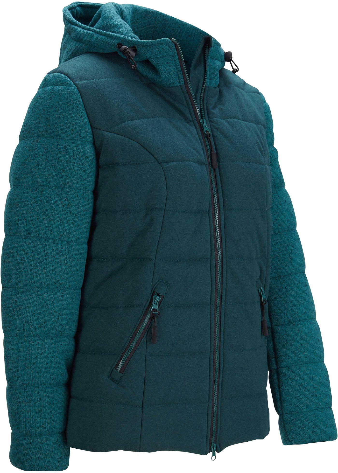 Veste matelassée avec jersey et maille polaire