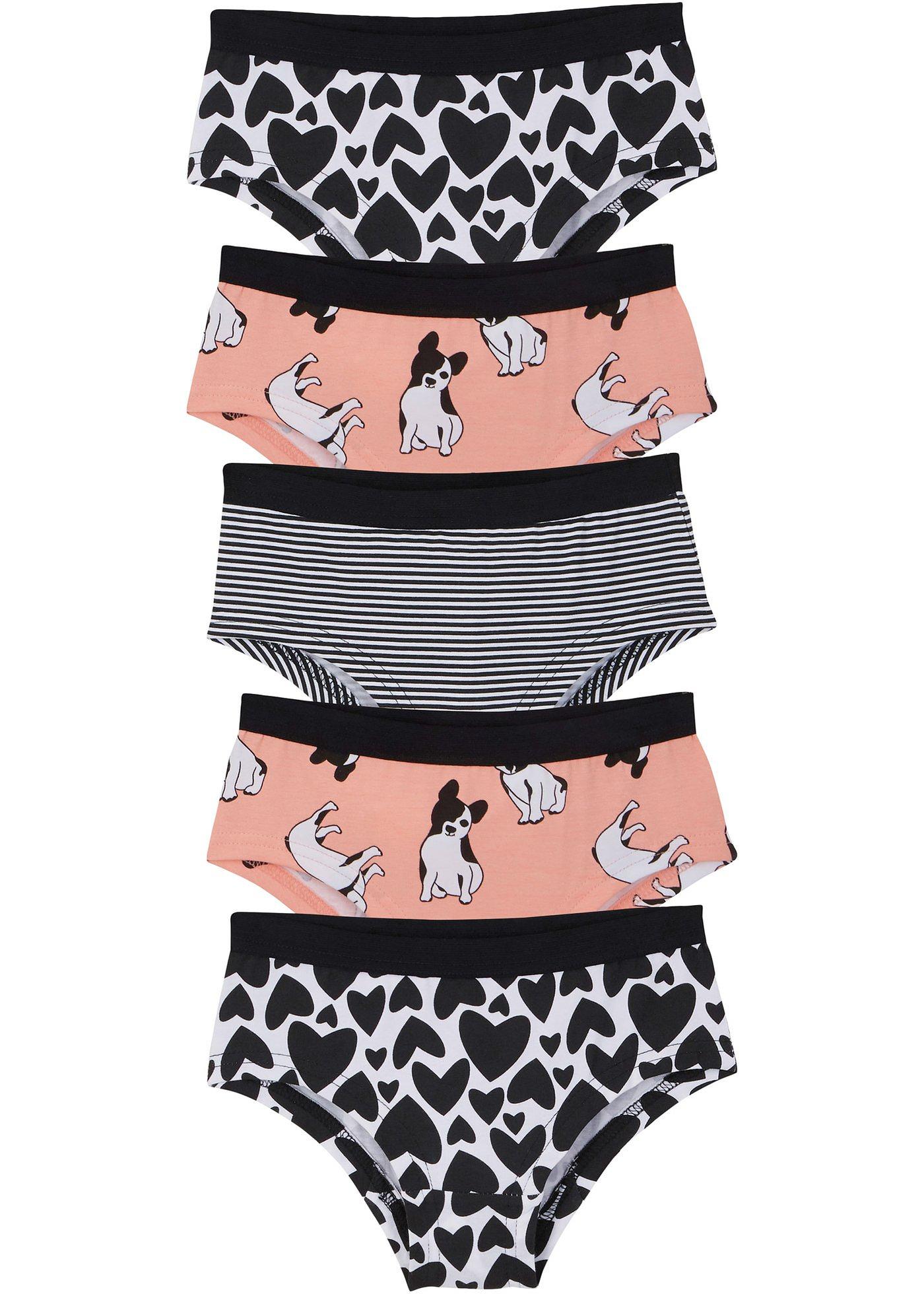 Lot de 5 culottes fille