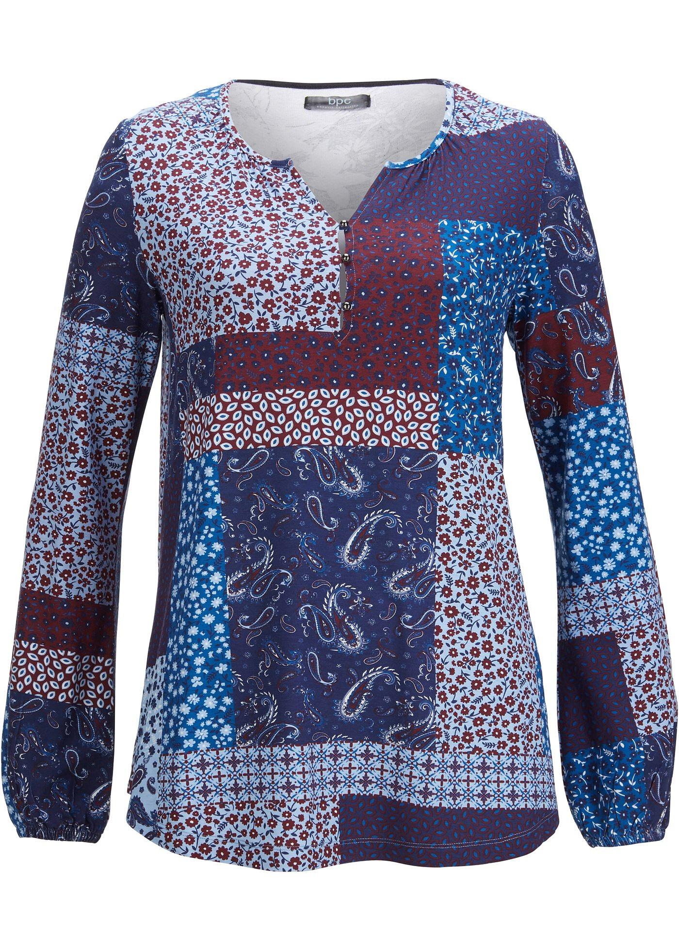 T-shirt manches longues style patchwork Maite Kelly