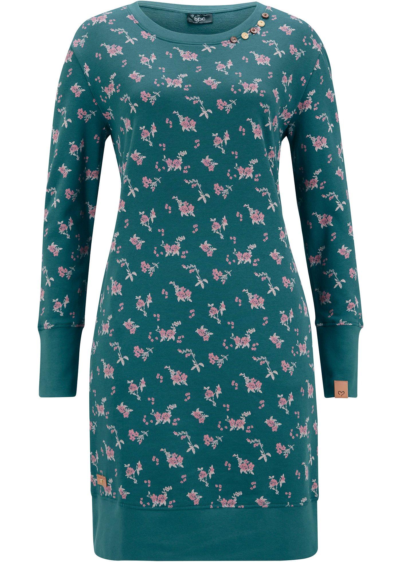 Robe sweat imprimée