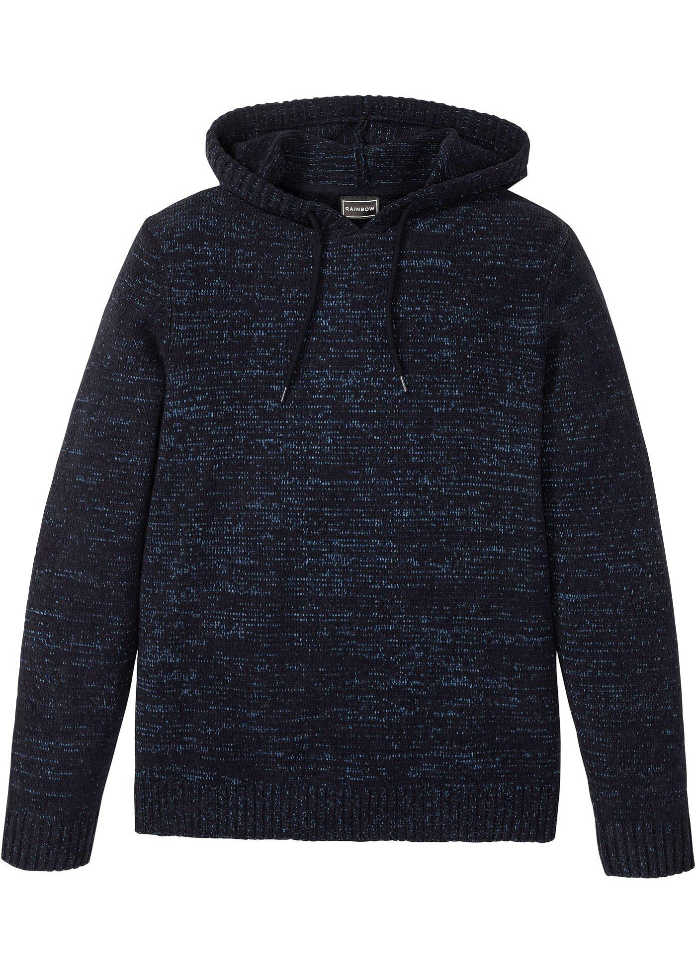 Pull chenille à capuche