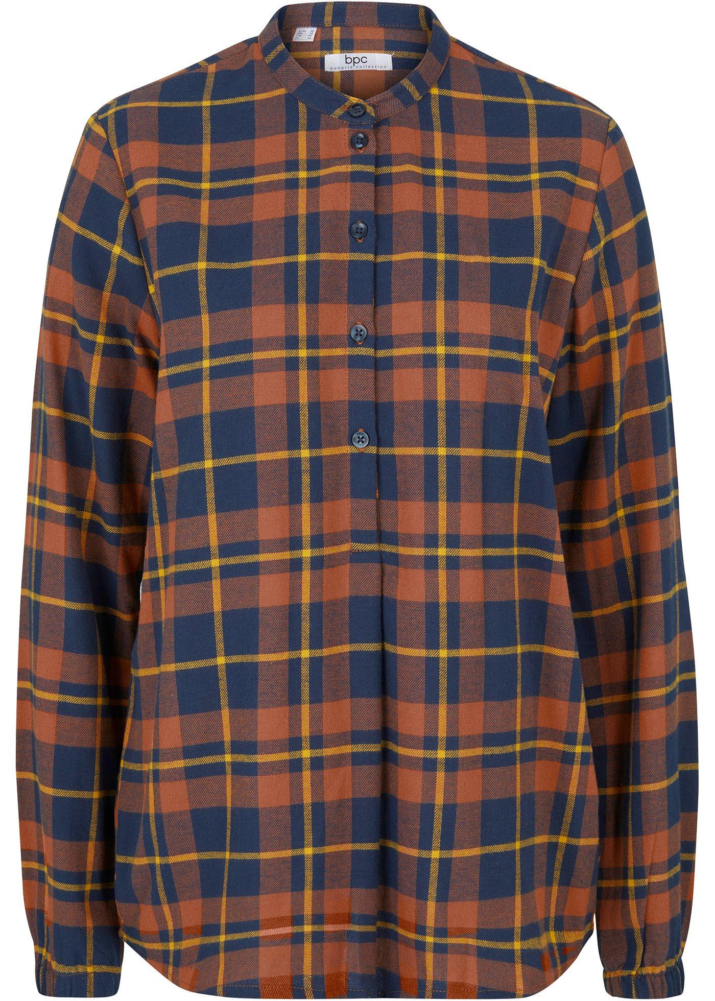 Blouse en flanelle à carreaux