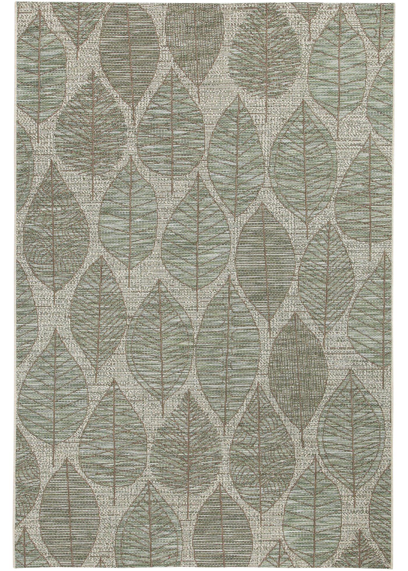 Tapis intérieur et extérieur motifs feuilles