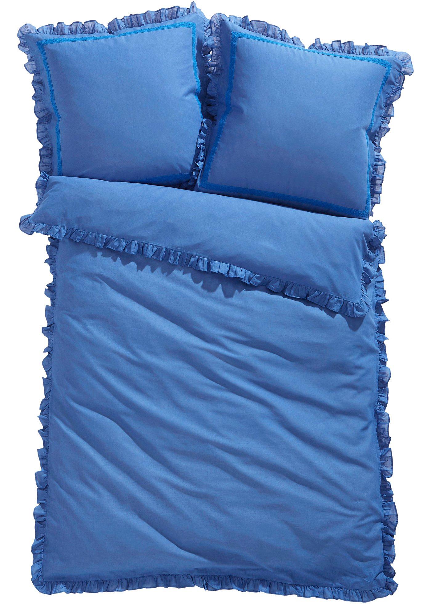 Parure de lit à ruchés