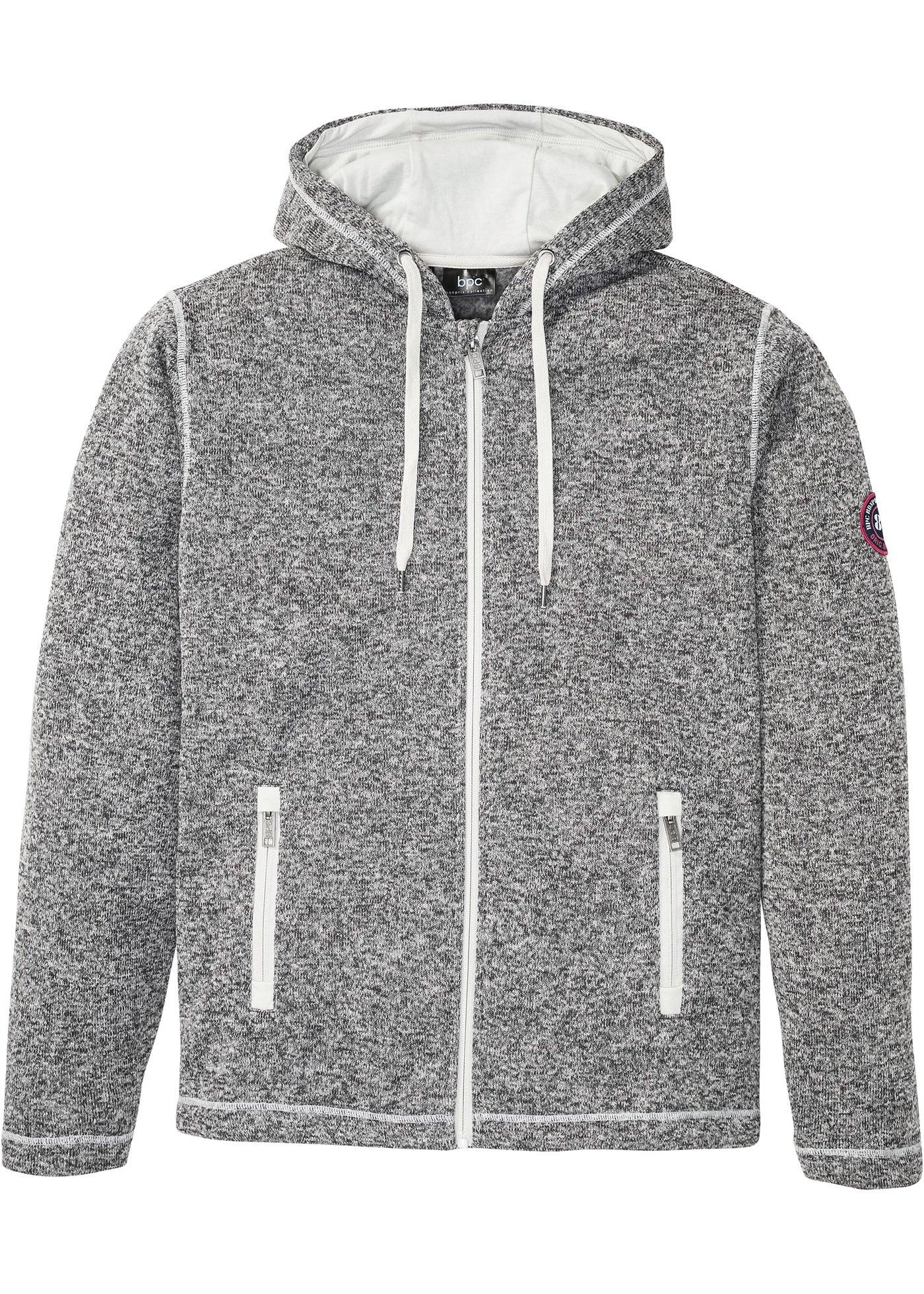 Veste en maille polaire à capuche