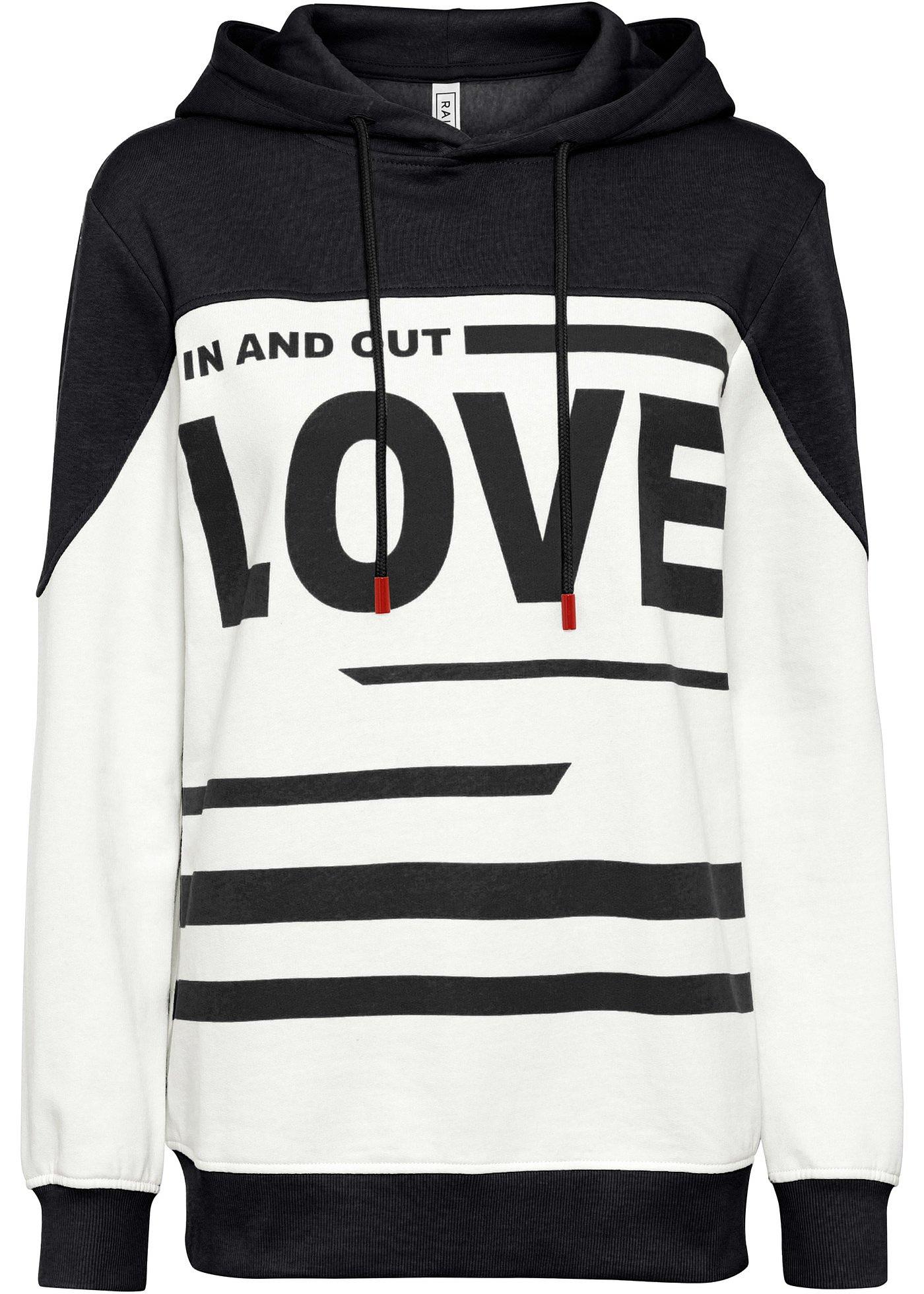 Sweat-shirt à capuche et imprimé