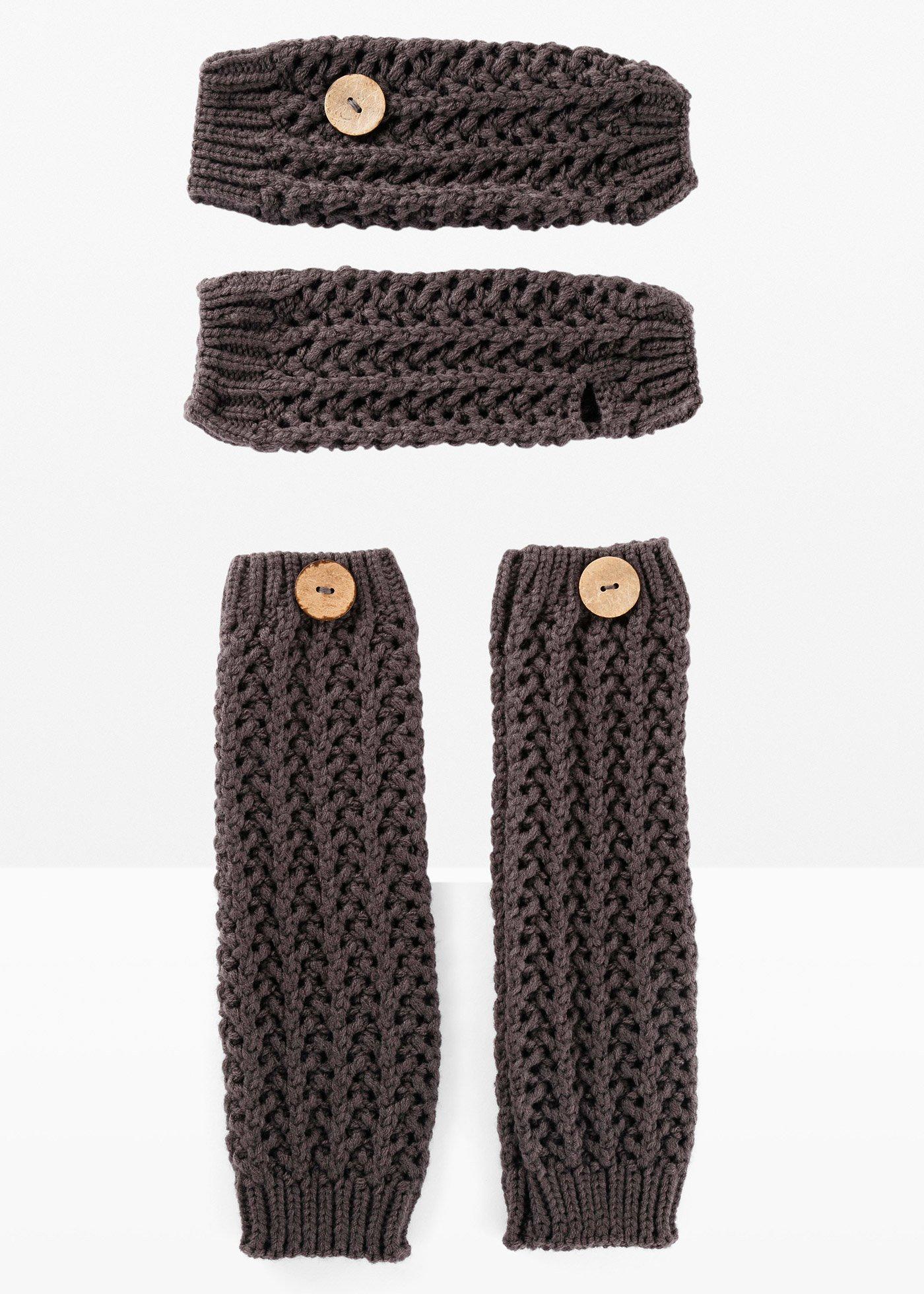 Manchettes et guêtres (Ens. 4 pces.)