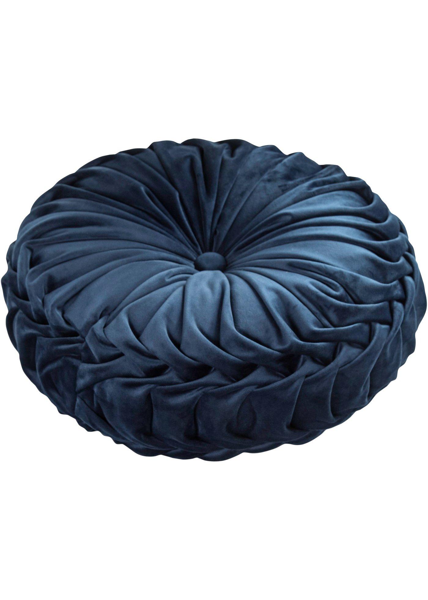 Coussin déco aspect velours