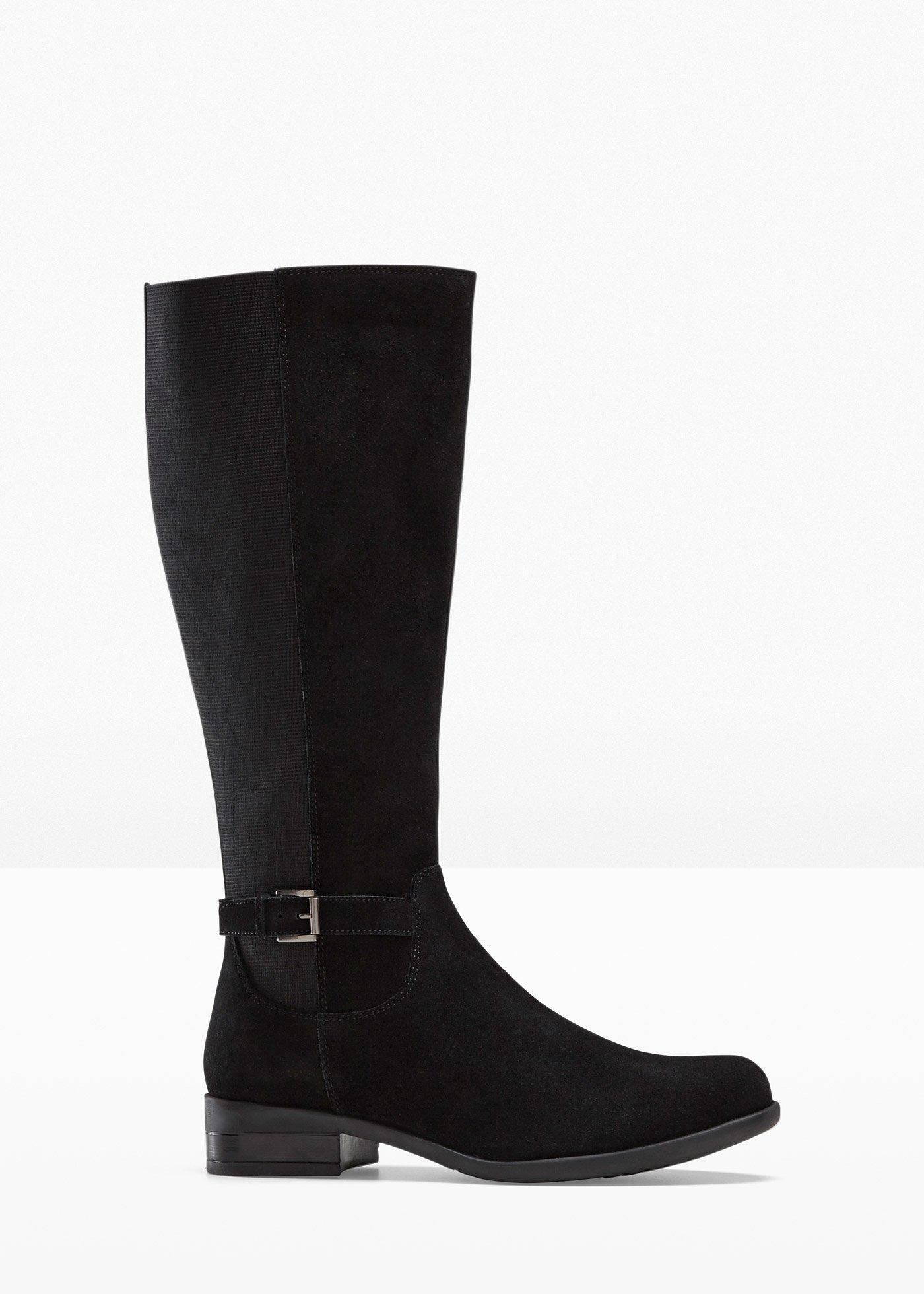 Image de Bottes tige large en cuir