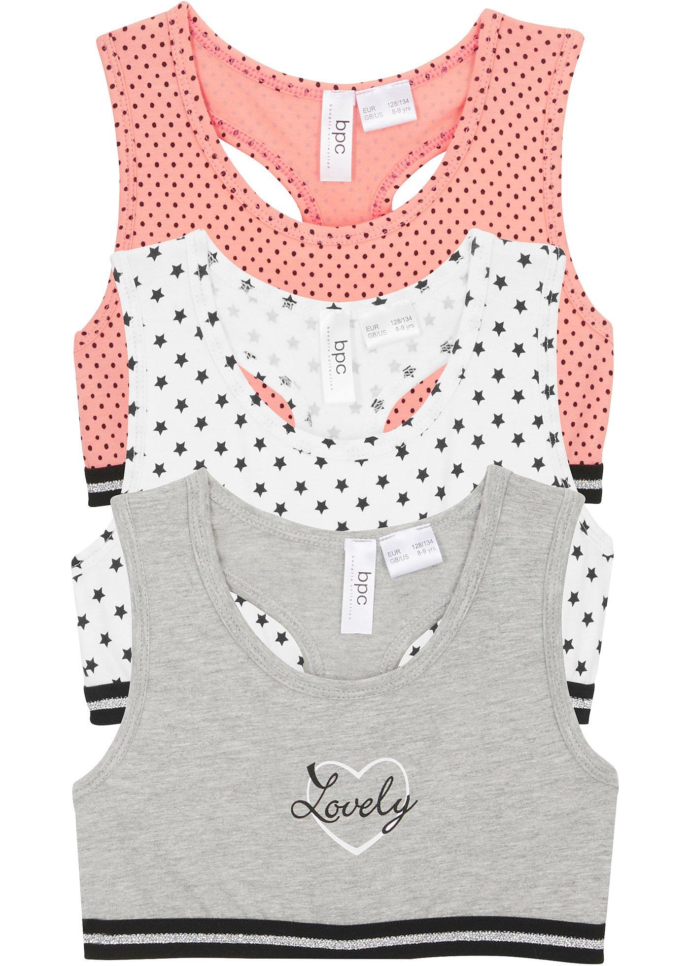 Lot de 3 brassières fille