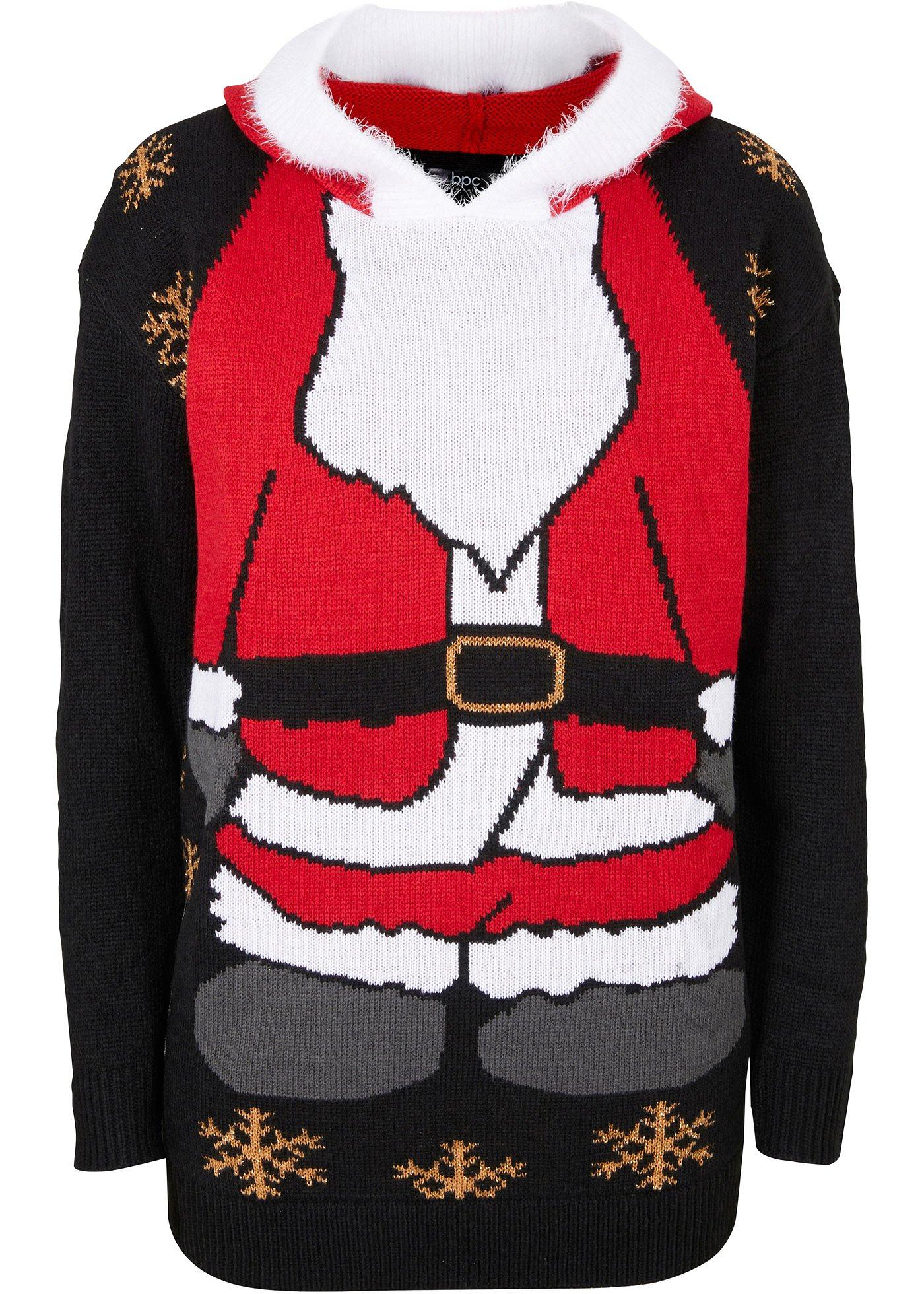 Pull de Noël à capuche