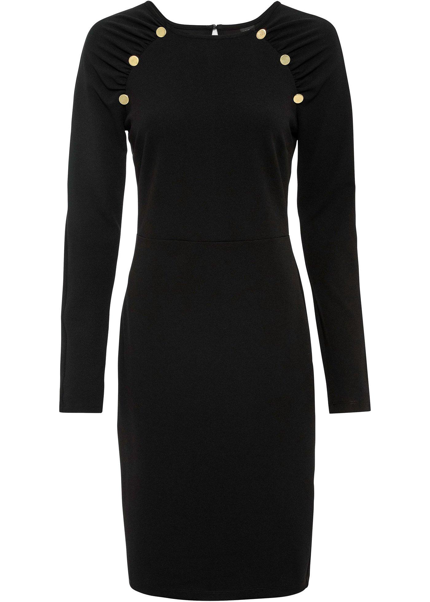 Robe fourreau à boutons